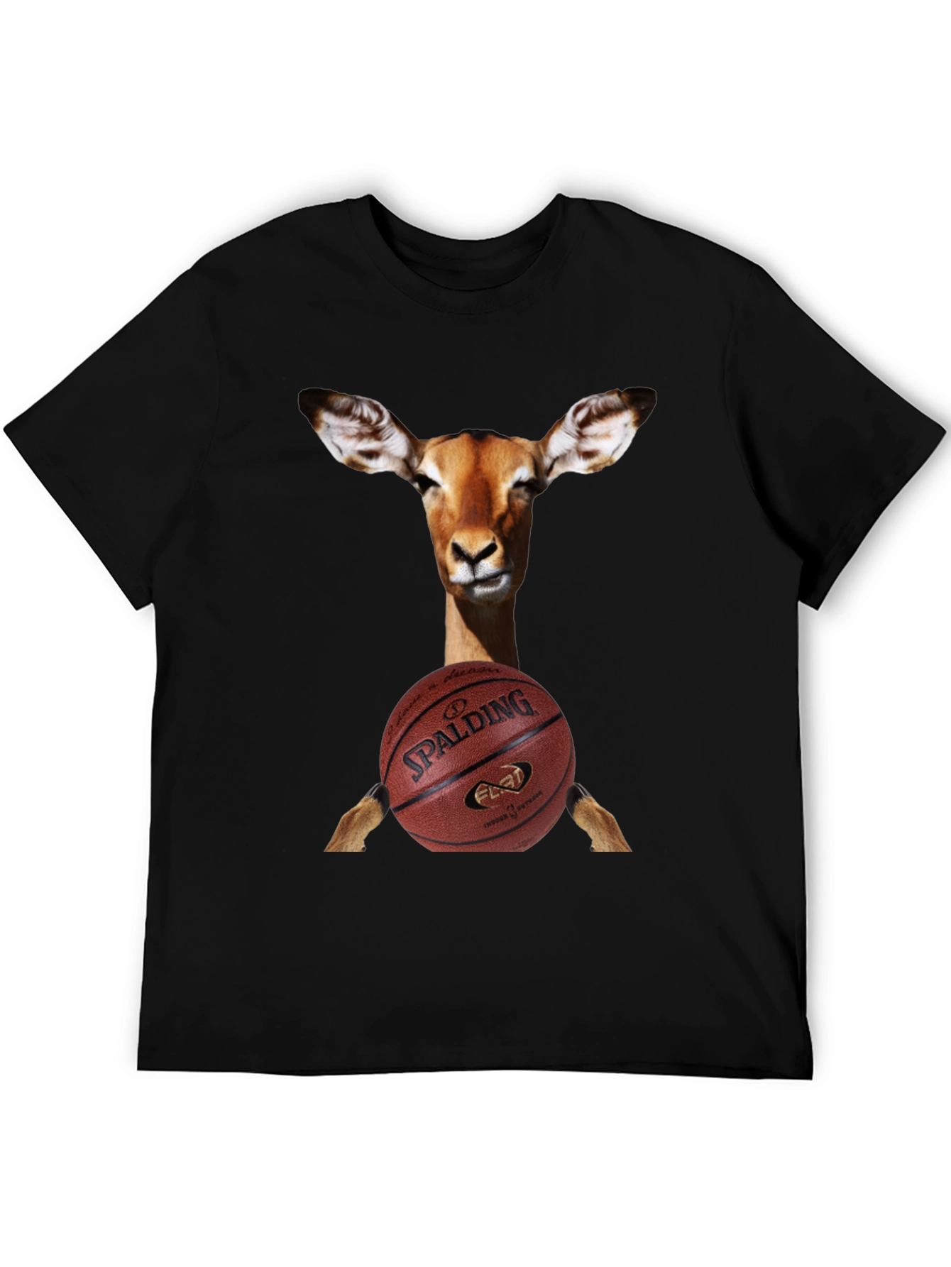 Deer Basketball T-Shirt - Spalding Graphic Tee