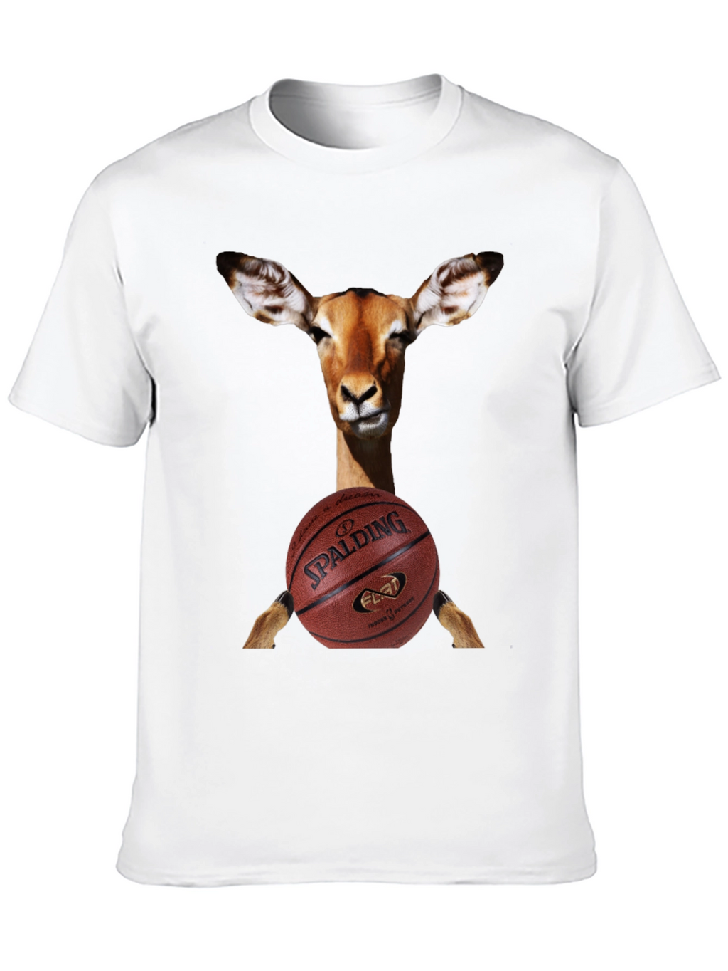 Deer Basketball T-Shirt - Spalding Graphic Tee