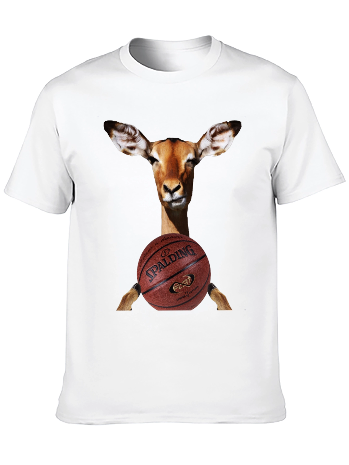 Deer Basketball T-Shirt - Spalding Graphic Tee