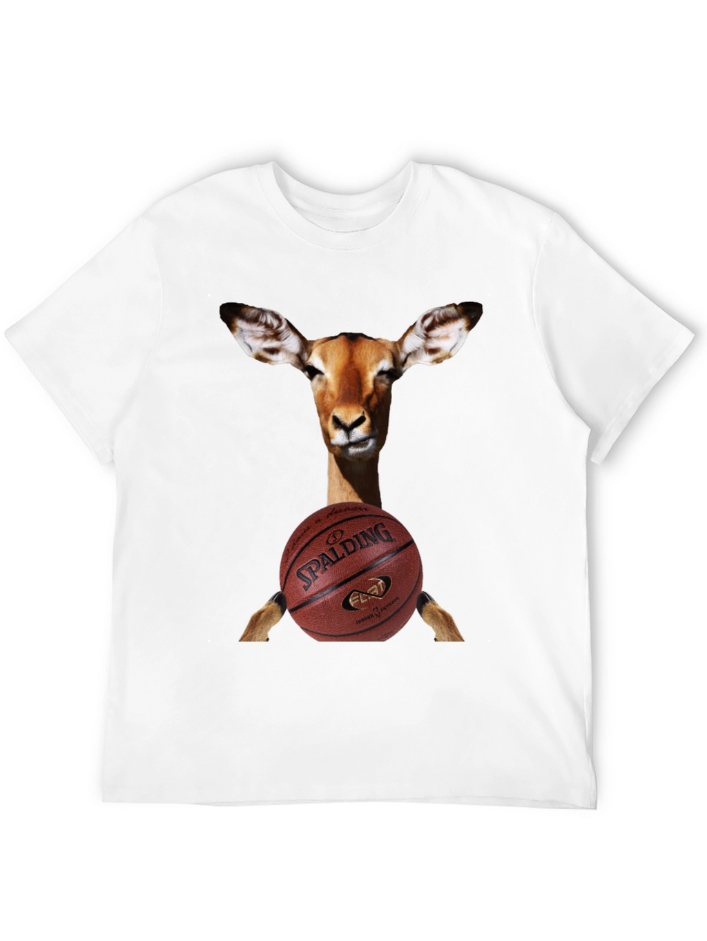 Deer Basketball T-Shirt - Spalding Graphic Tee