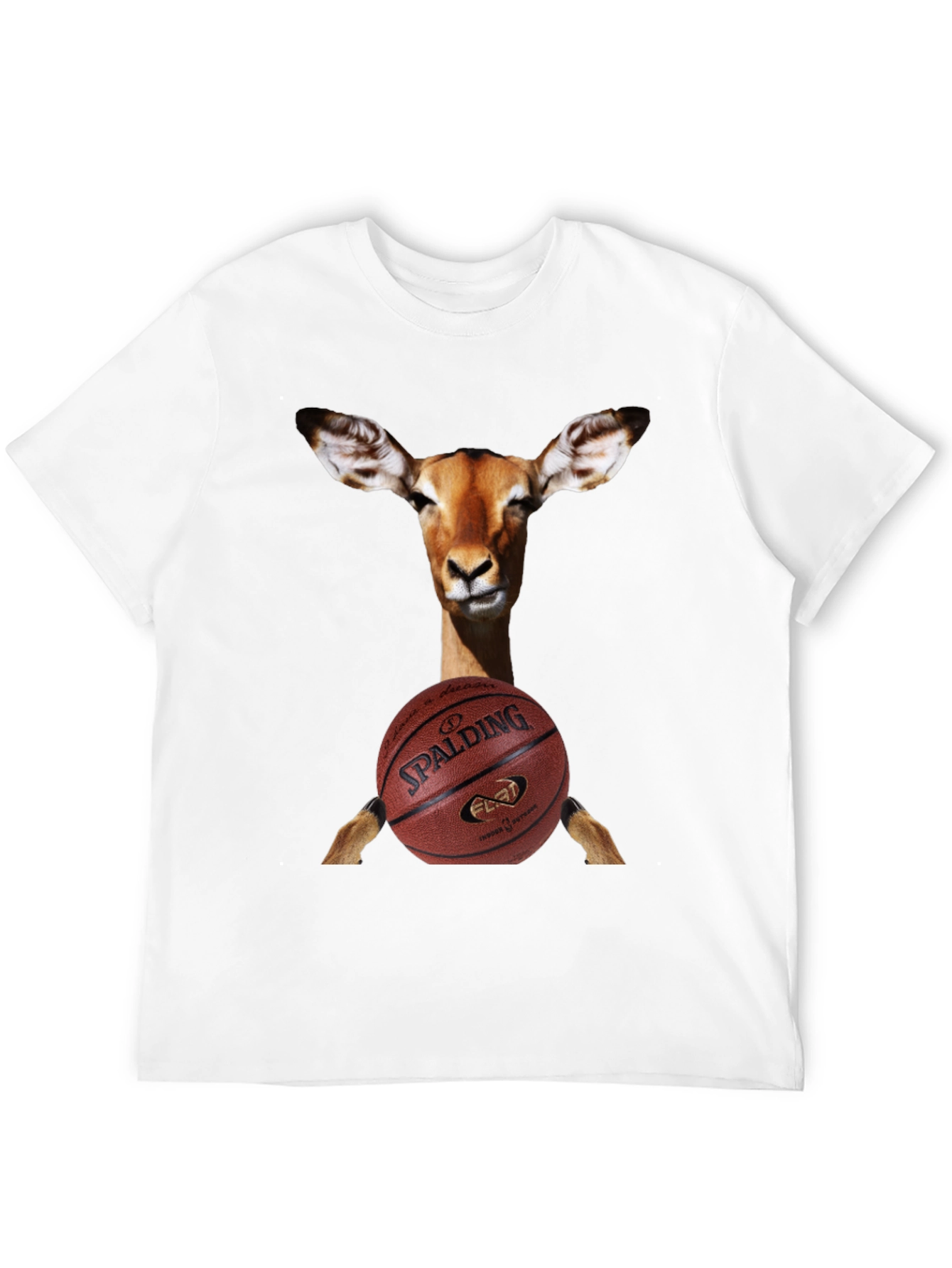Deer Basketball T-Shirt - Spalding Graphic Tee