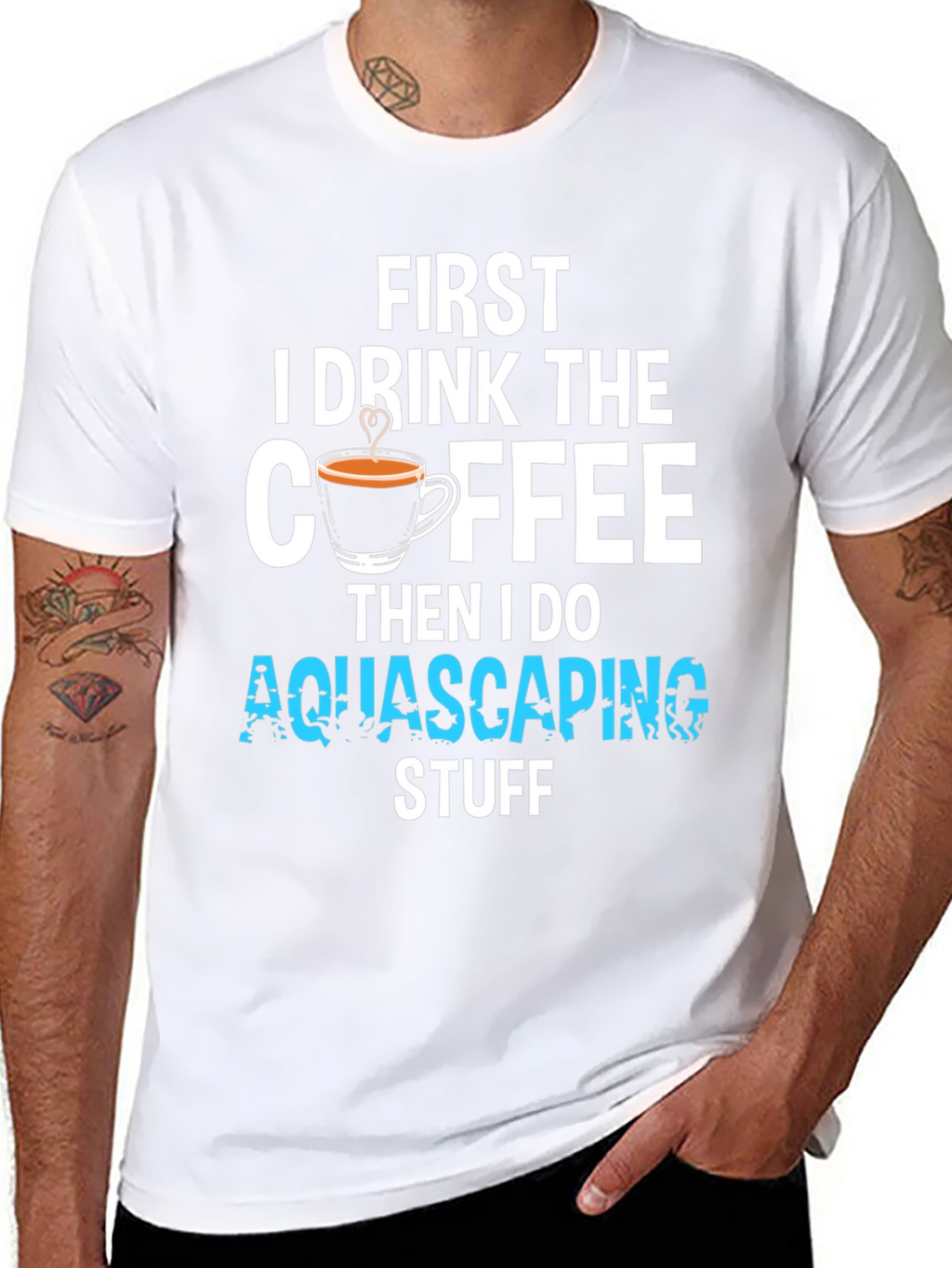 First Coffee Then Aquascaping T-Shirt