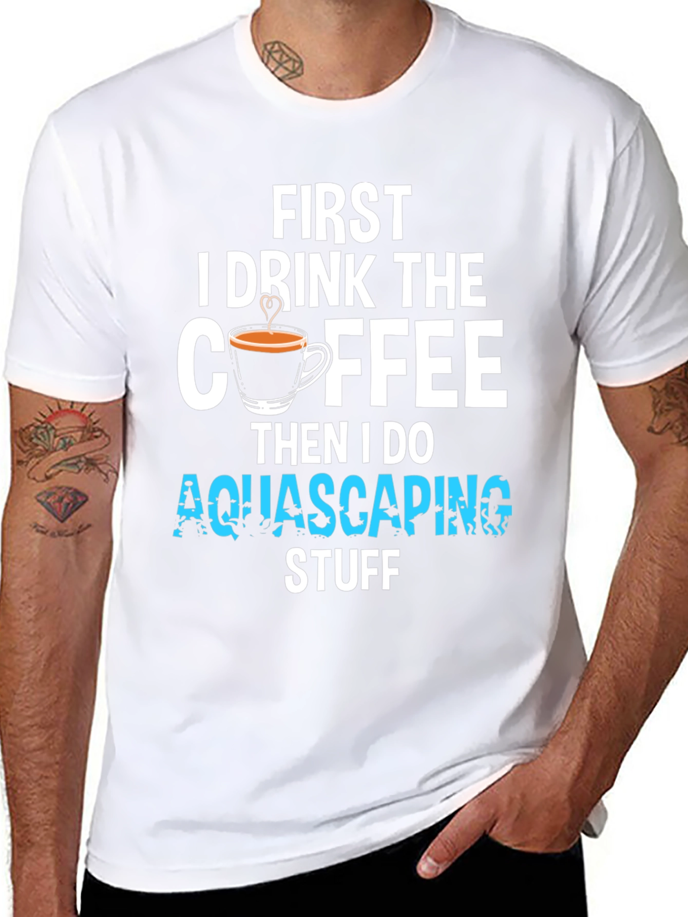 First Coffee Then Aquascaping T-Shirt
