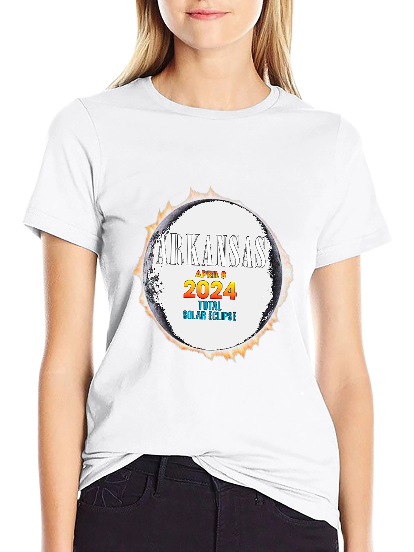 Arkansas Solar Eclipse April 8 2024 T-Shirt