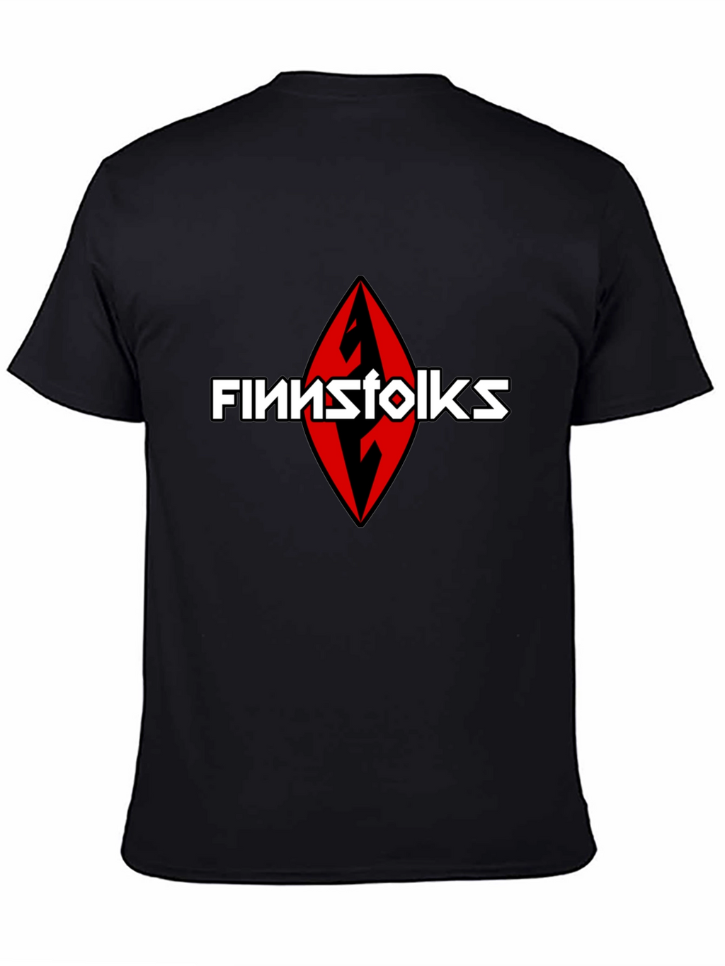 Finnstolk Logo Black T-Shirt