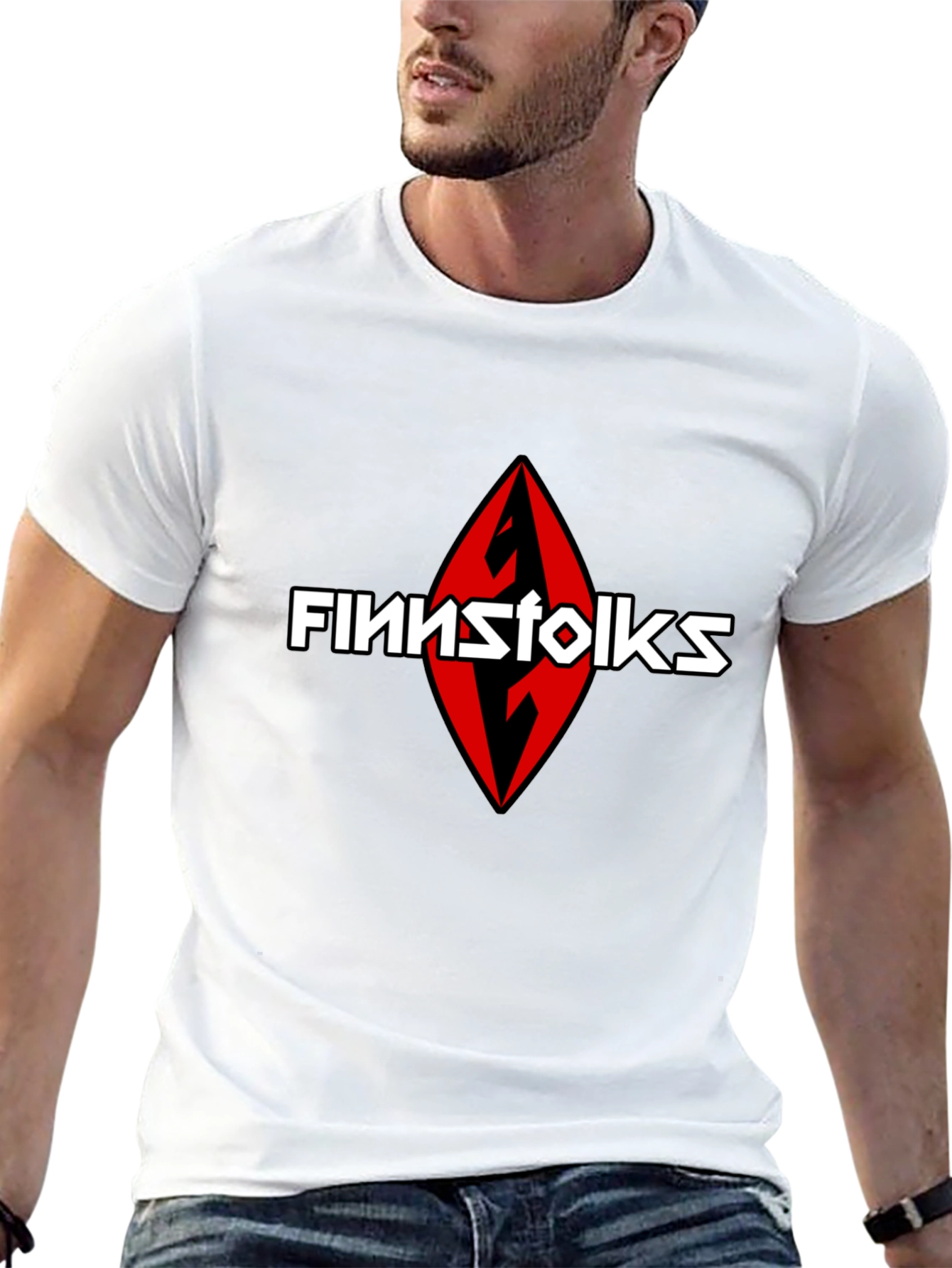 Finnstolk Logo Black T-Shirt