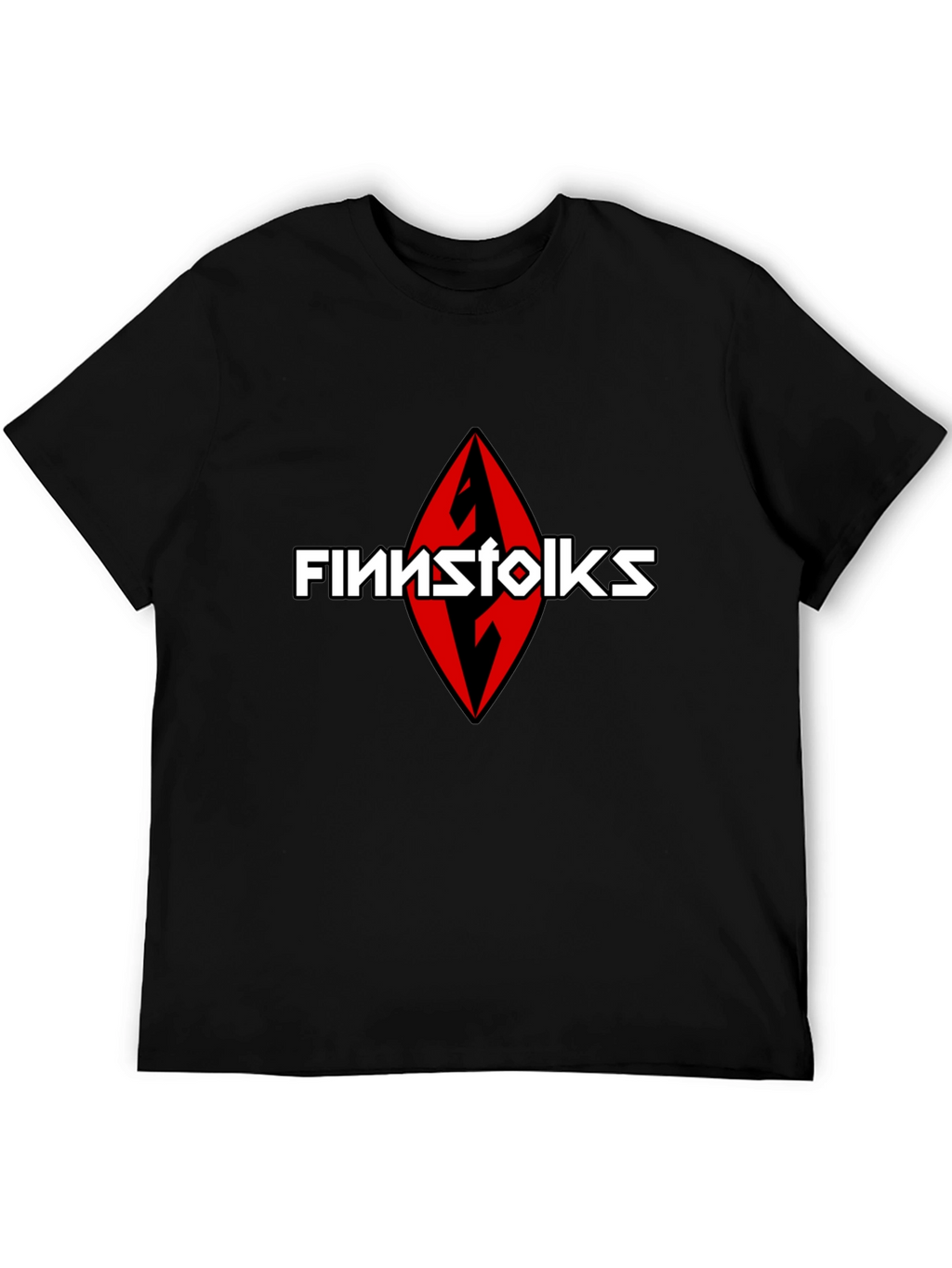 Finnstolk Logo Black T-Shirt
