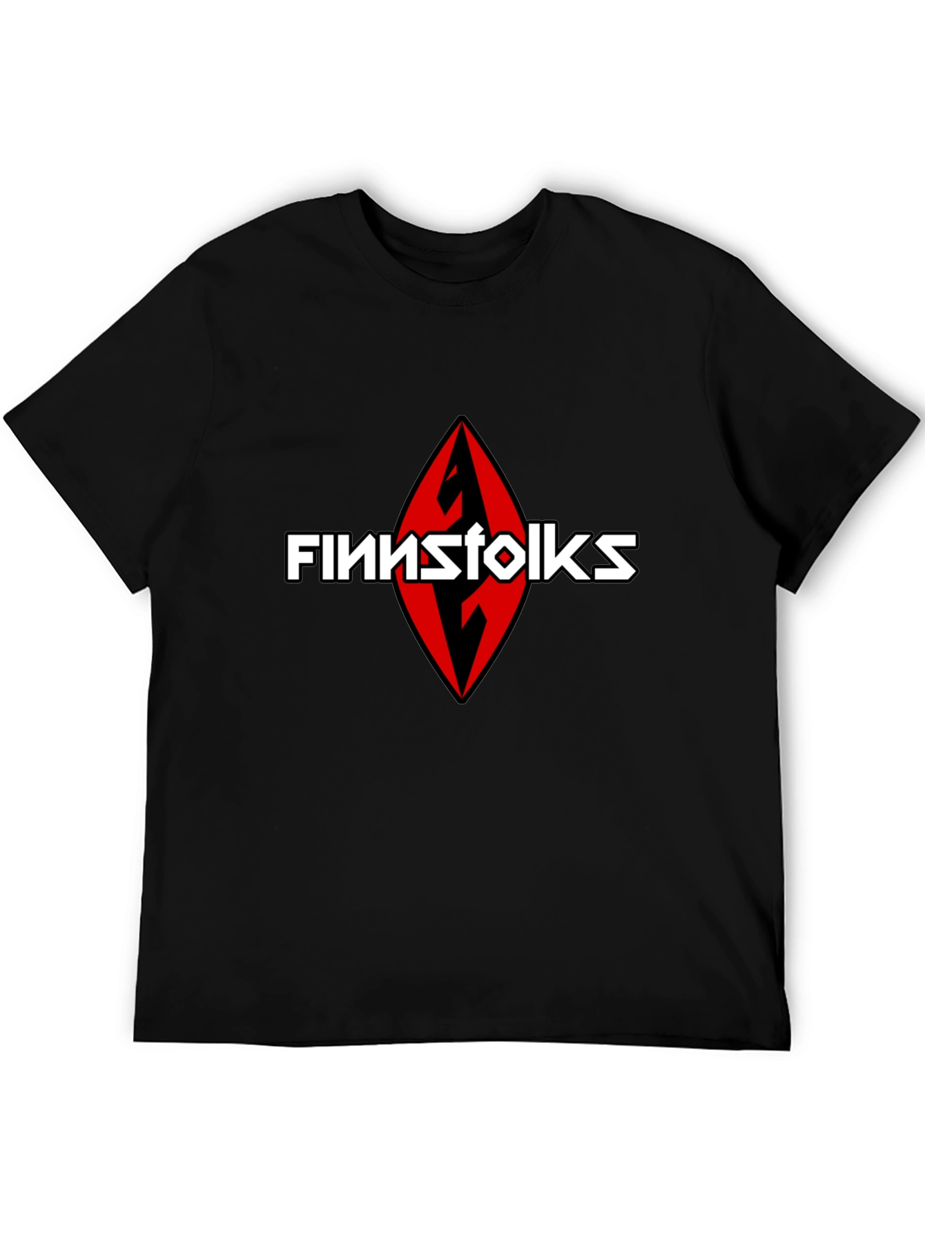 Finnstolk Logo Black T-Shirt