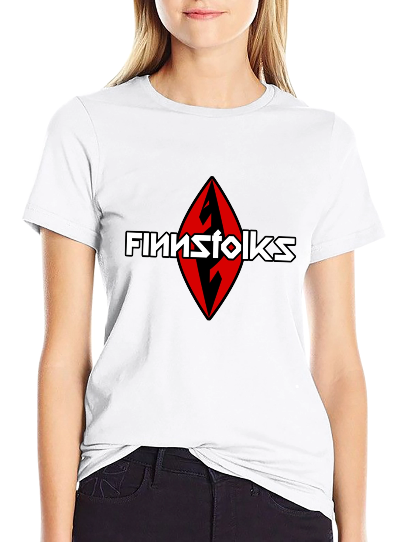 Finnstolk Logo Black T-Shirt