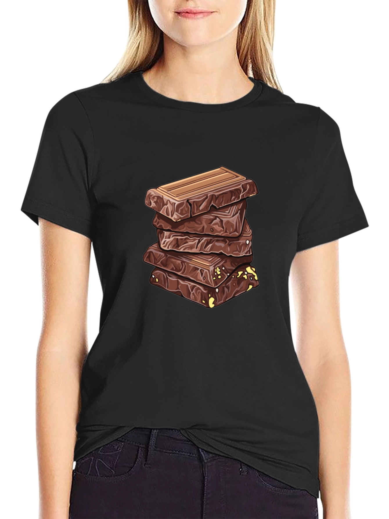 Chocolate Stack Graphic Tee - Sweet Tooth Shirt
