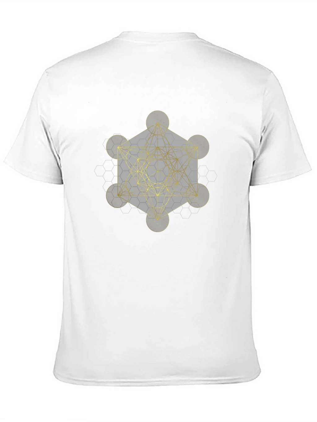 Geometric Graphic Tee - Metatrons Cube Design