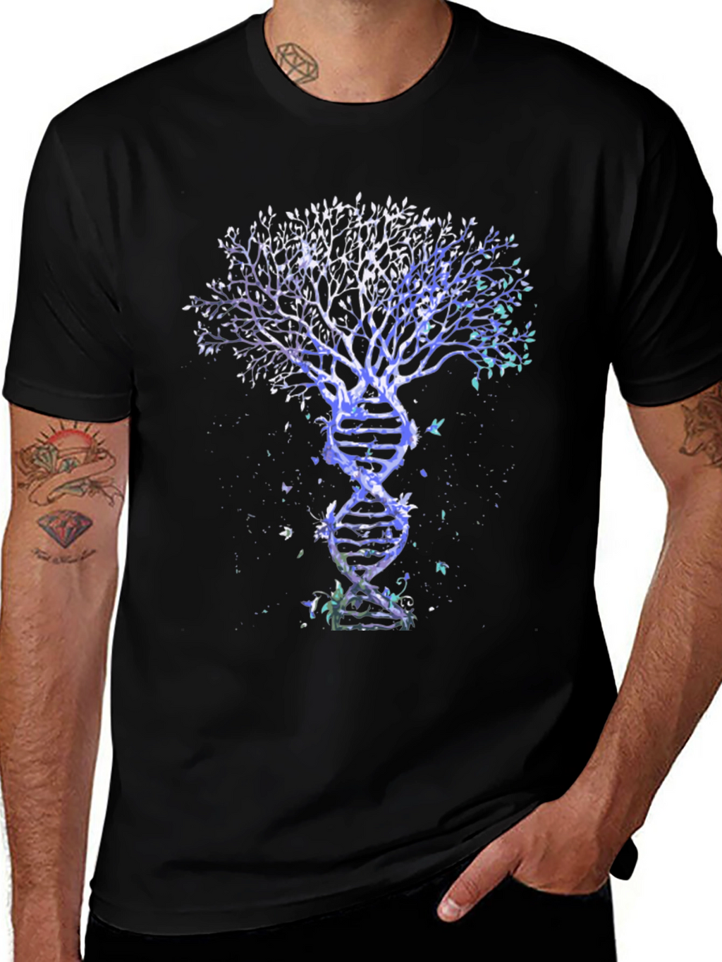 DNA Tree of Life Graphic T-Shirt