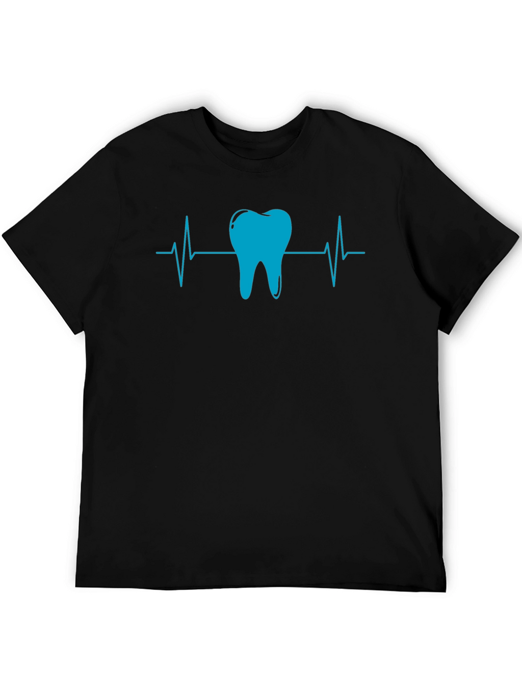 Dental Heartbeat T-Shirt - Black