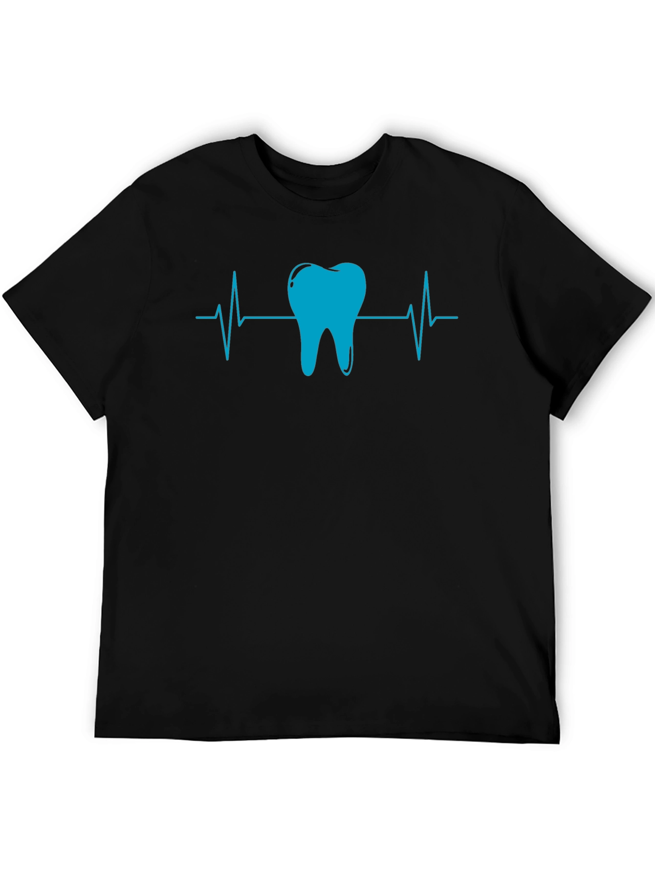 Dental Heartbeat T-Shirt - Black