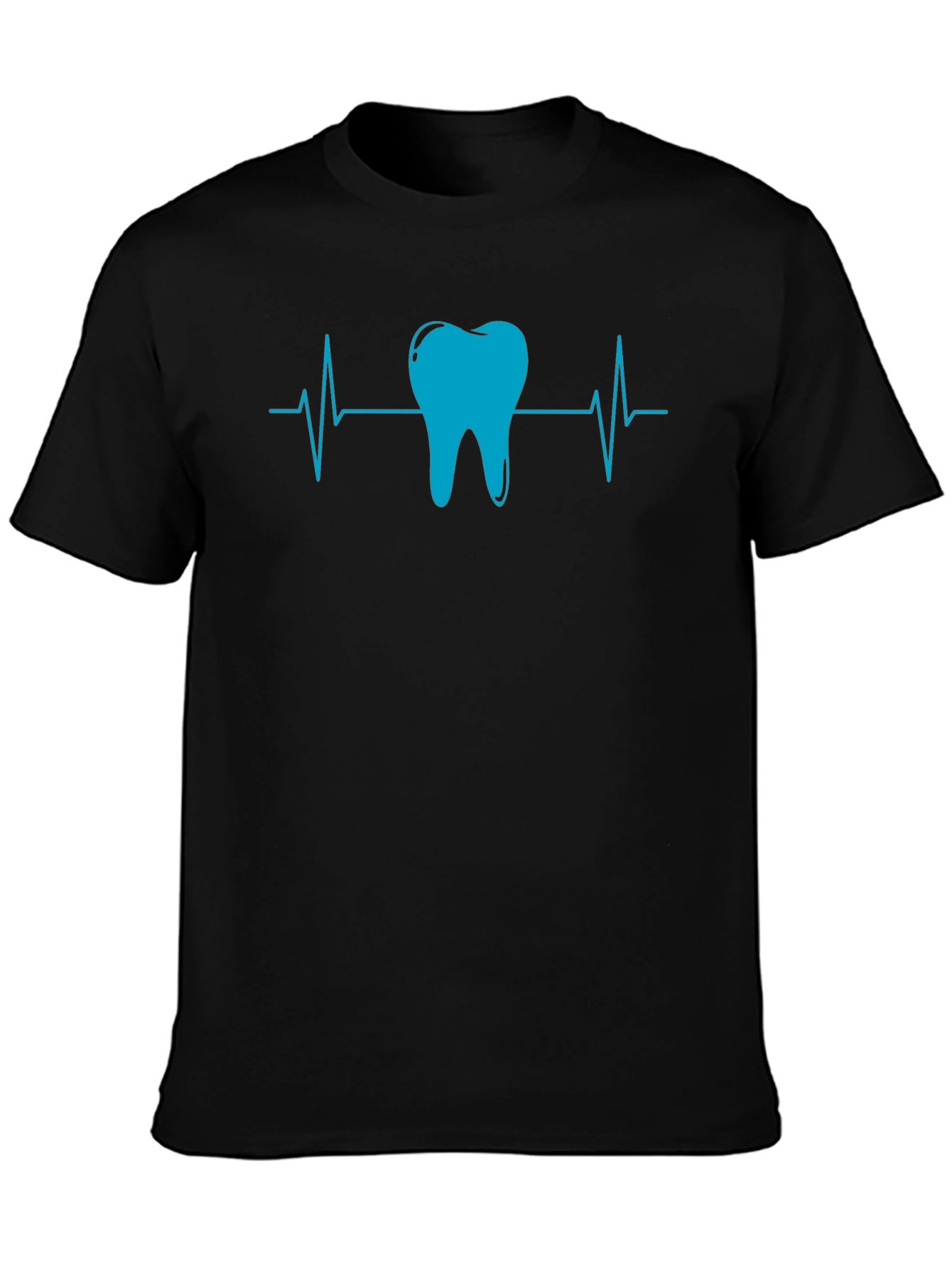 Dental Heartbeat T-Shirt - Black