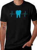 Dental Heartbeat T-Shirt - Black