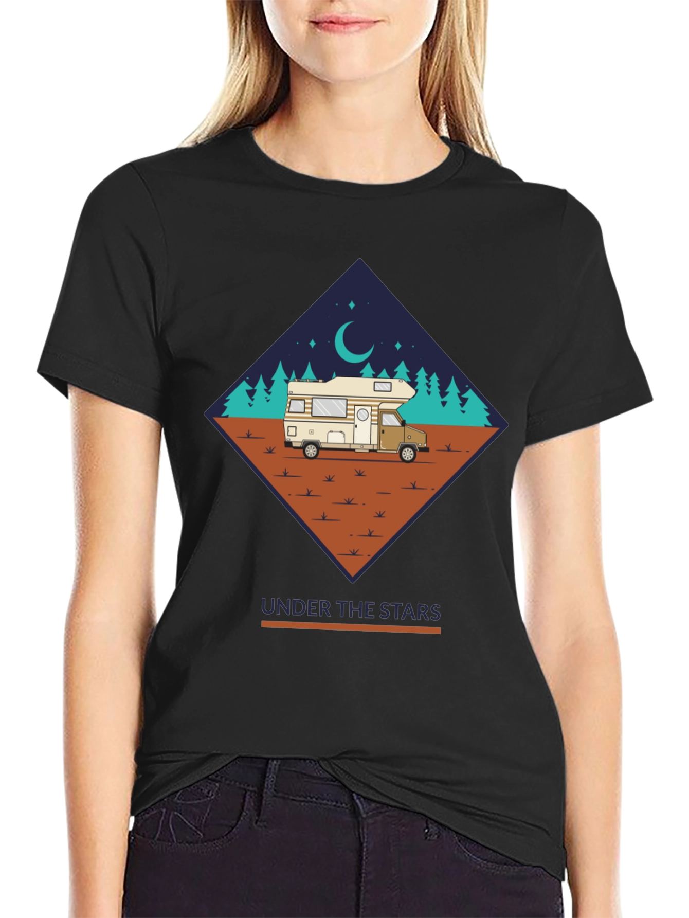 Camping Under the Stars Graphic Tee