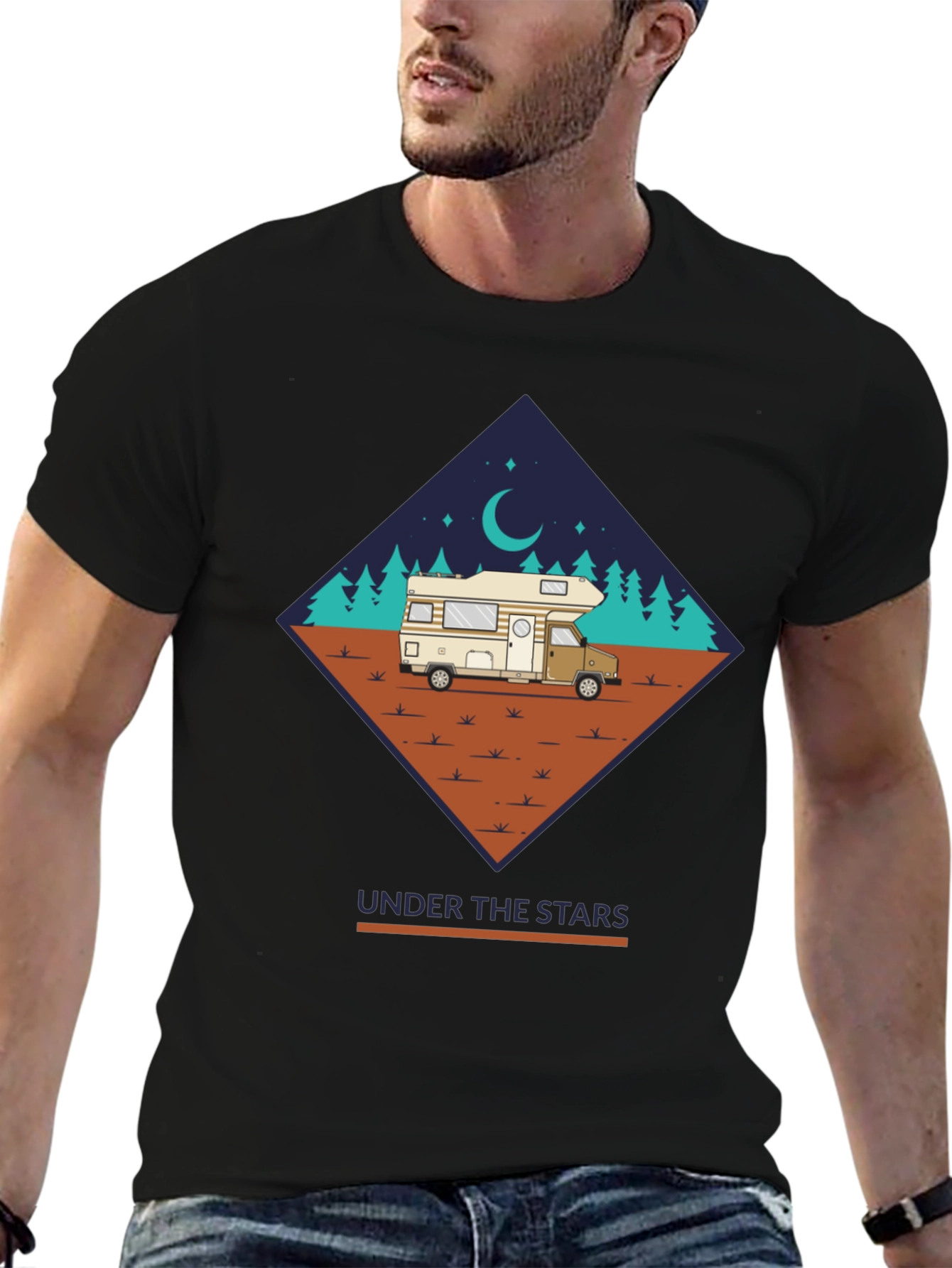 Camping Under the Stars Graphic Tee