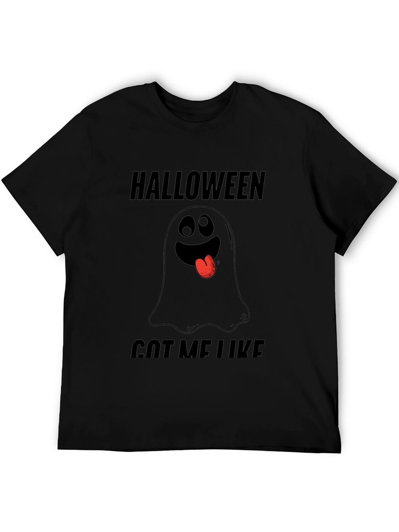 Halloween Ghost Graphic Tee - Spooky Season Shirt