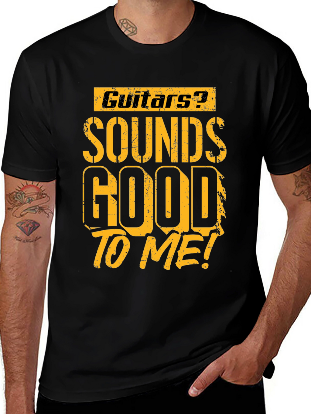 Guitars? Sounds Good To Me! Graphic T-Shirt