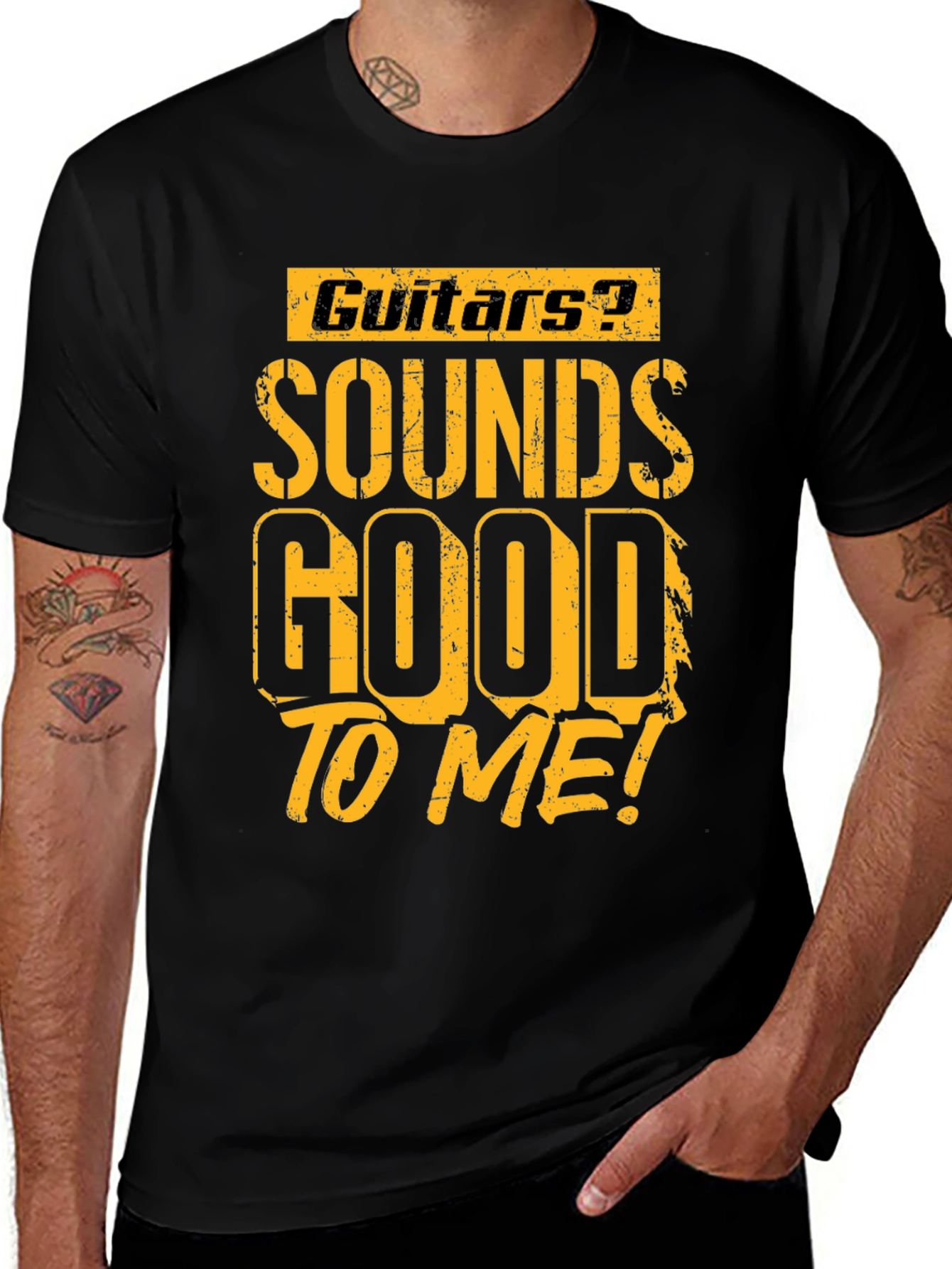 Guitars? Sounds Good To Me! Graphic T-Shirt
