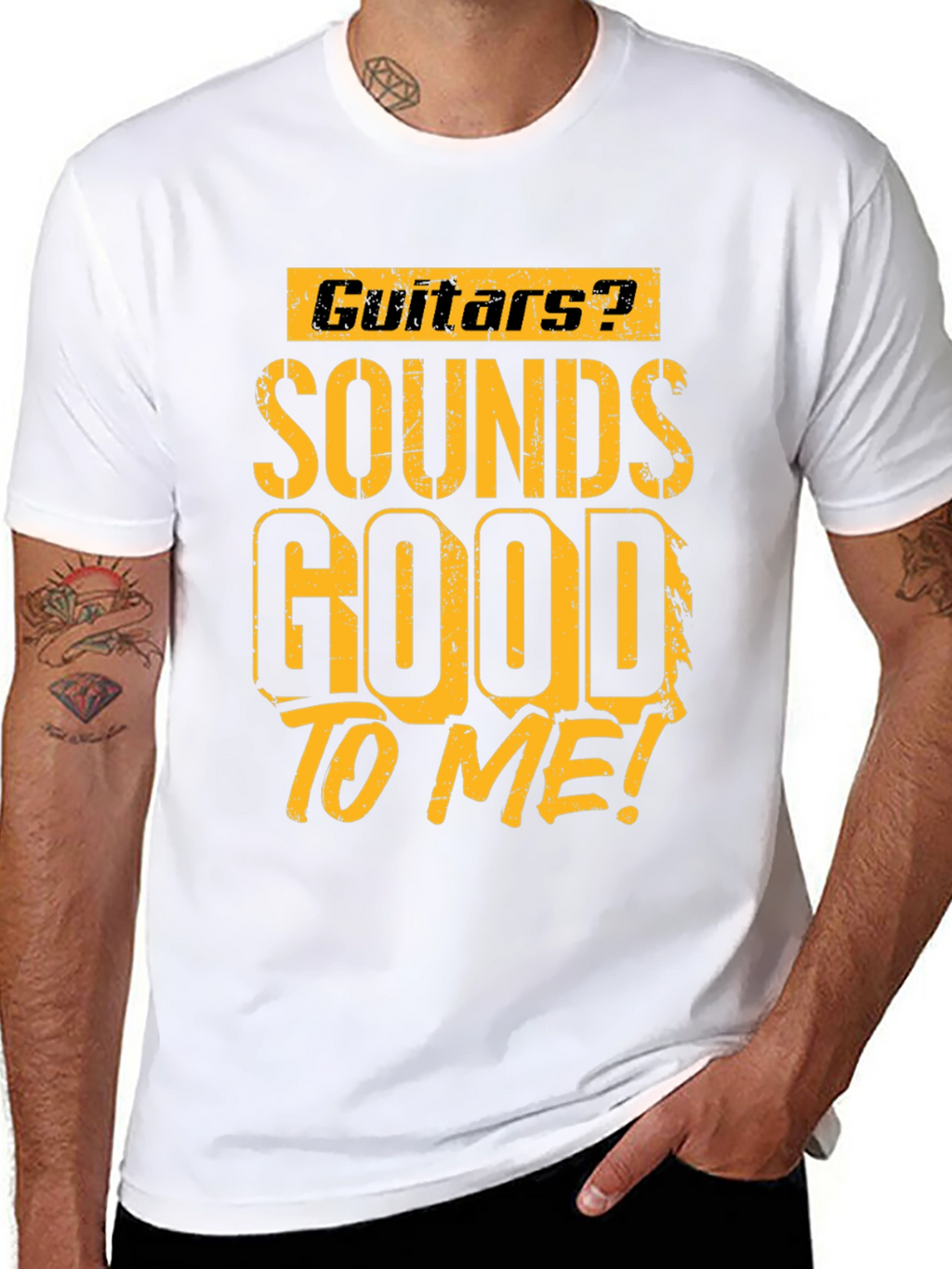Guitars? Sounds Good To Me! Graphic T-Shirt