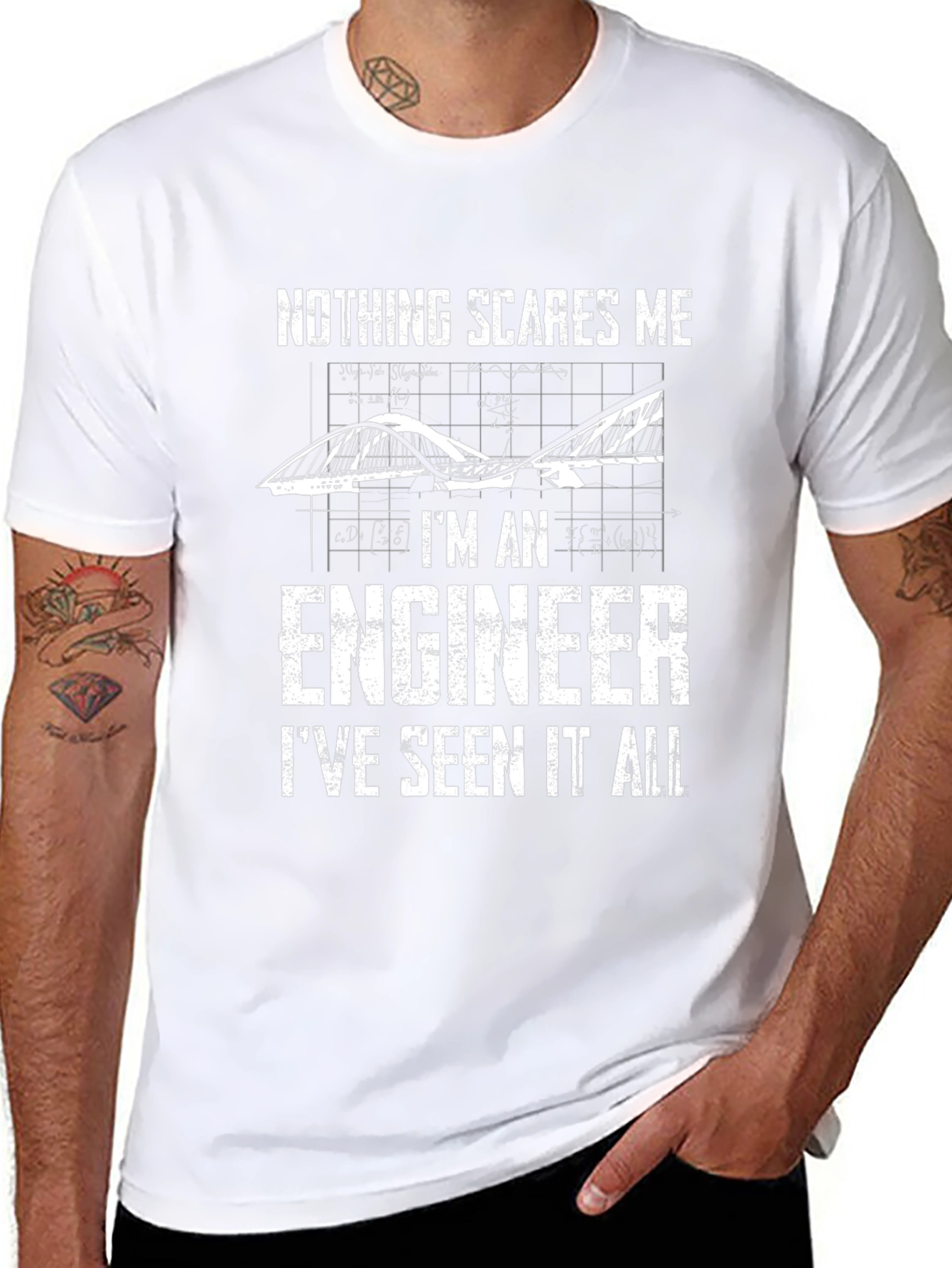Engineer Graphic T-Shirt - Nothing Scares Me