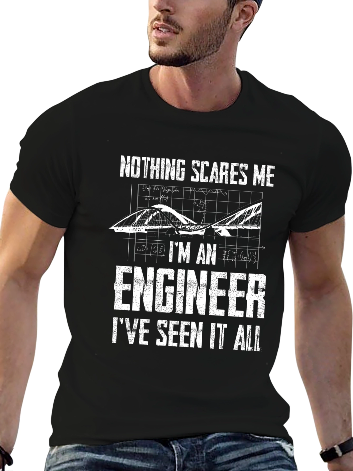 Engineer Graphic T-Shirt - Nothing Scares Me