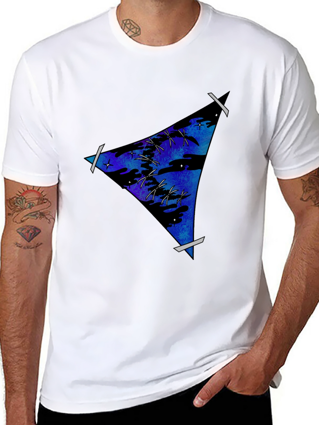 Geometric Galaxy Tee - Stylish and Unique!