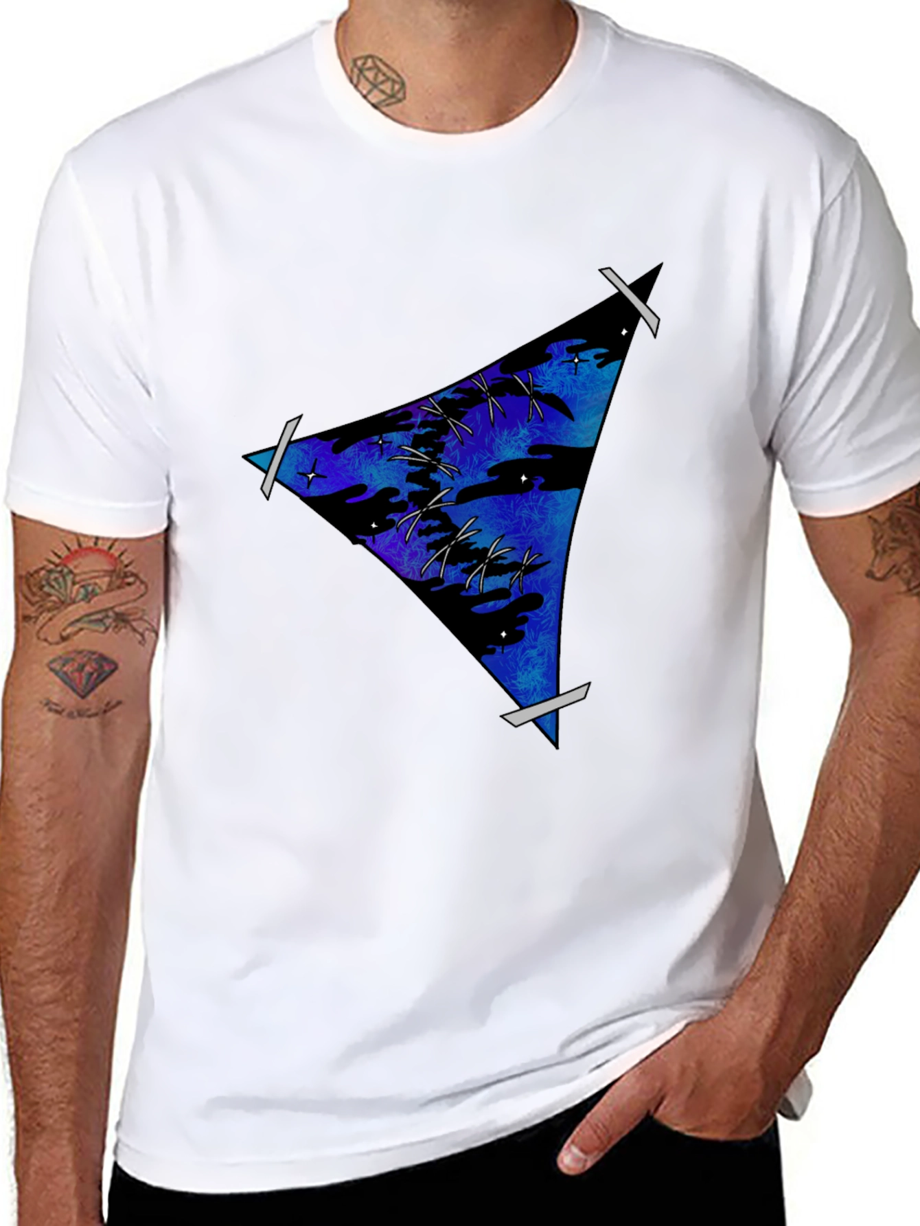 Geometric Galaxy Tee - Stylish and Unique!