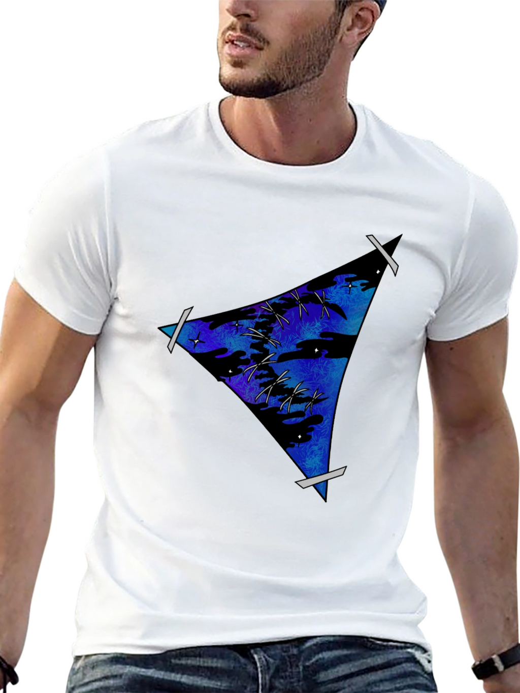 Geometric Galaxy Tee - Stylish and Unique!