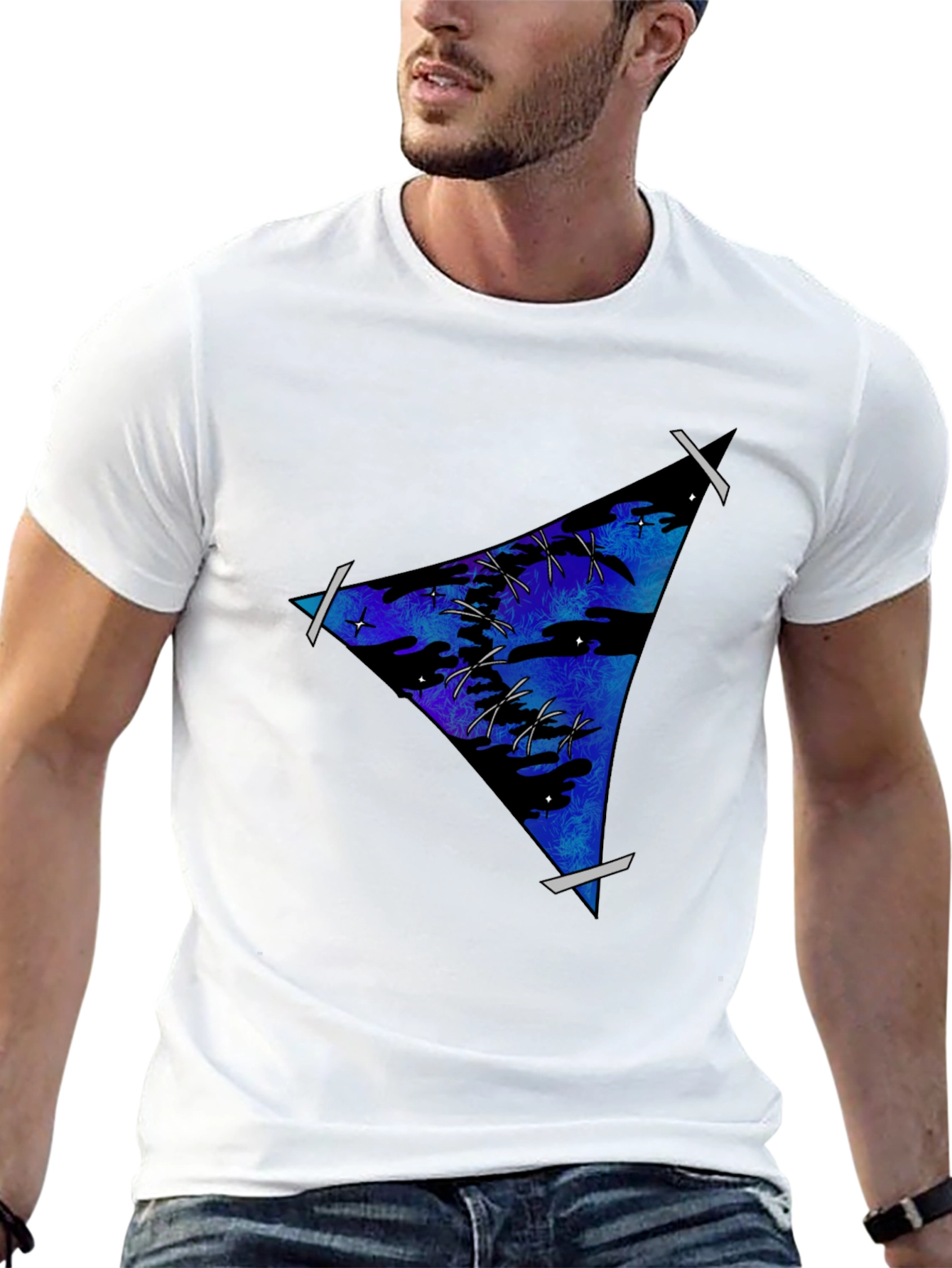 Geometric Galaxy Tee - Stylish and Unique!
