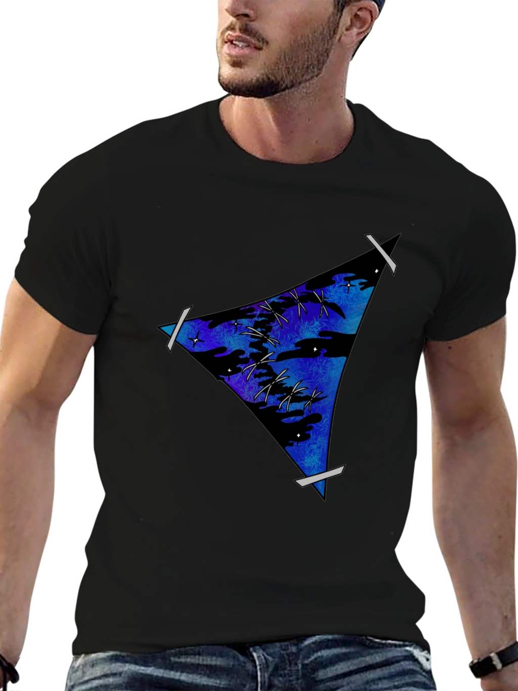 Geometric Galaxy Tee - Stylish and Unique!