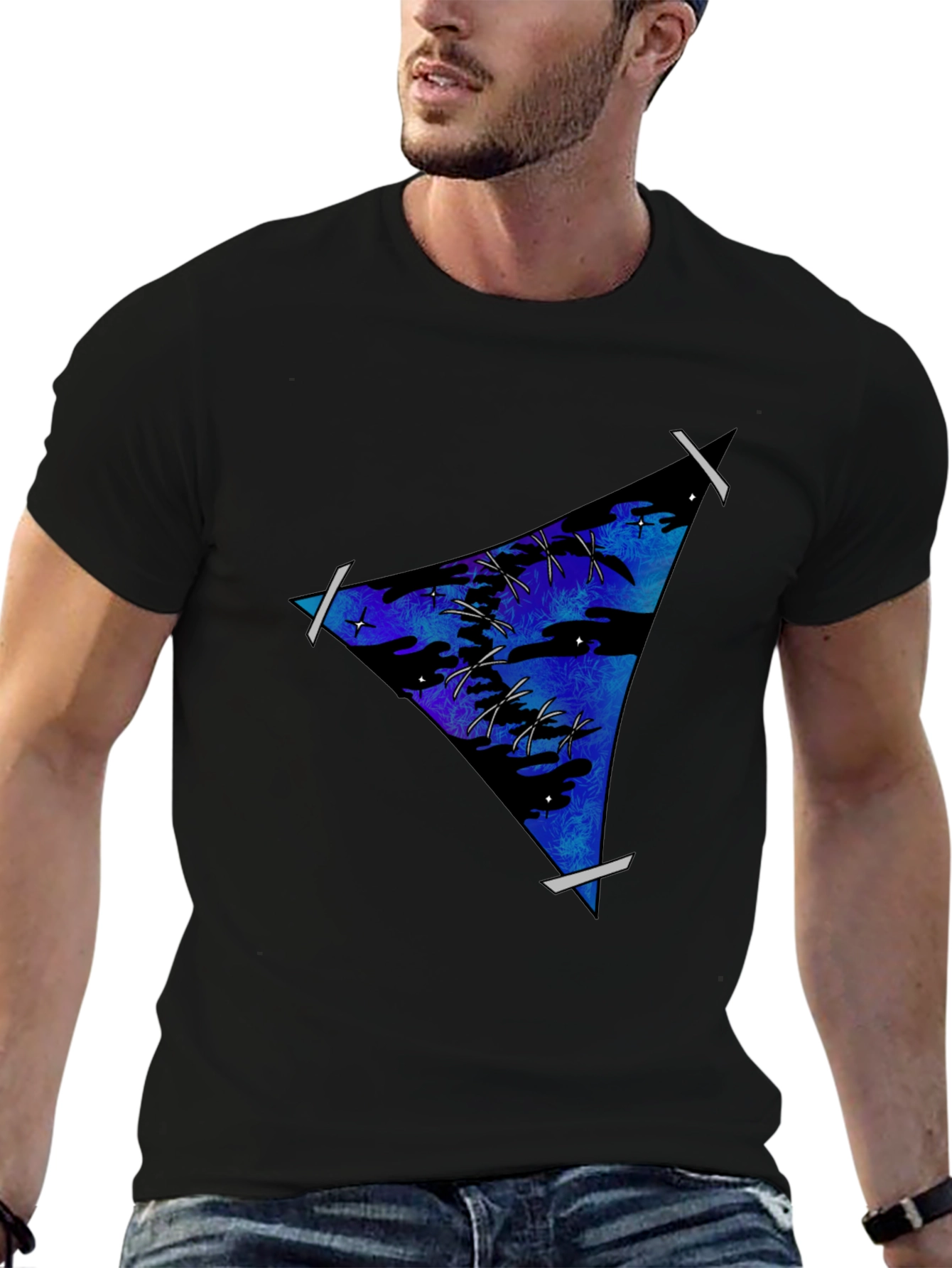 Geometric Galaxy Tee - Stylish and Unique!