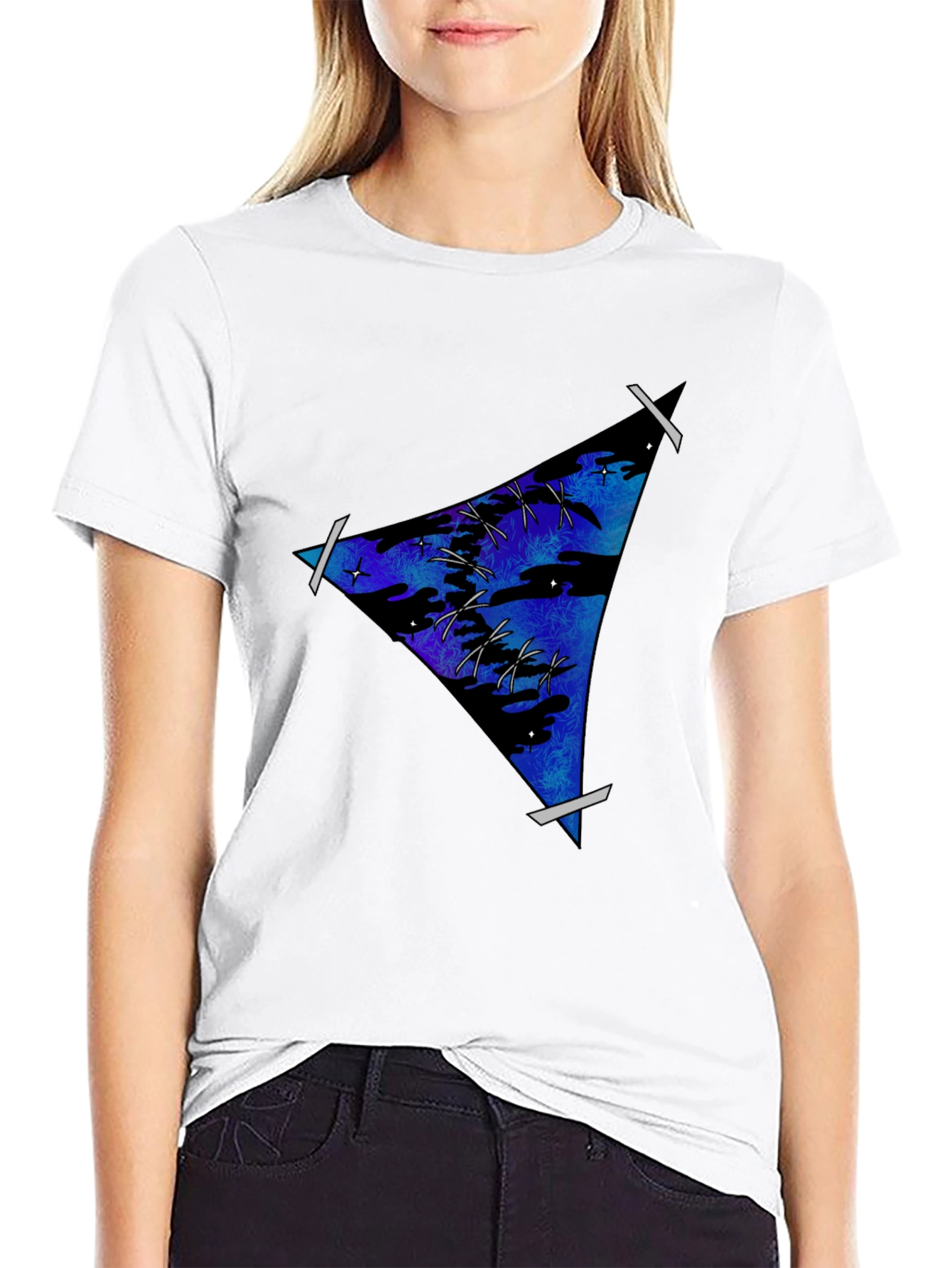 Geometric Galaxy Tee - Stylish and Unique!