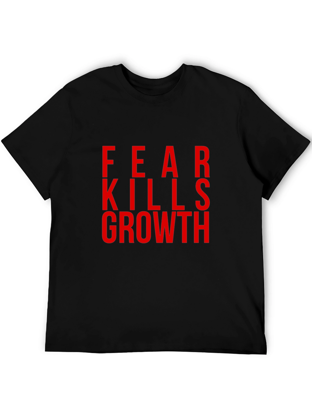 Fear Kills Growth Graphic Tee - Black