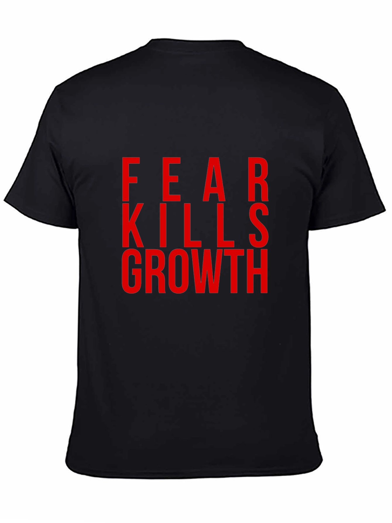 Fear Kills Growth Graphic Tee - Black