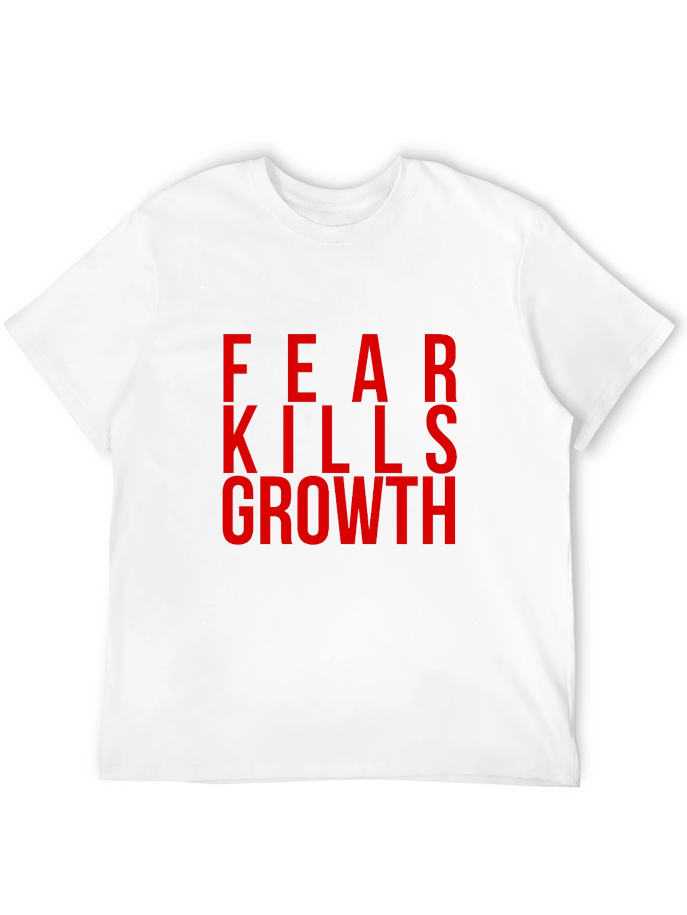 Fear Kills Growth Graphic Tee - Black