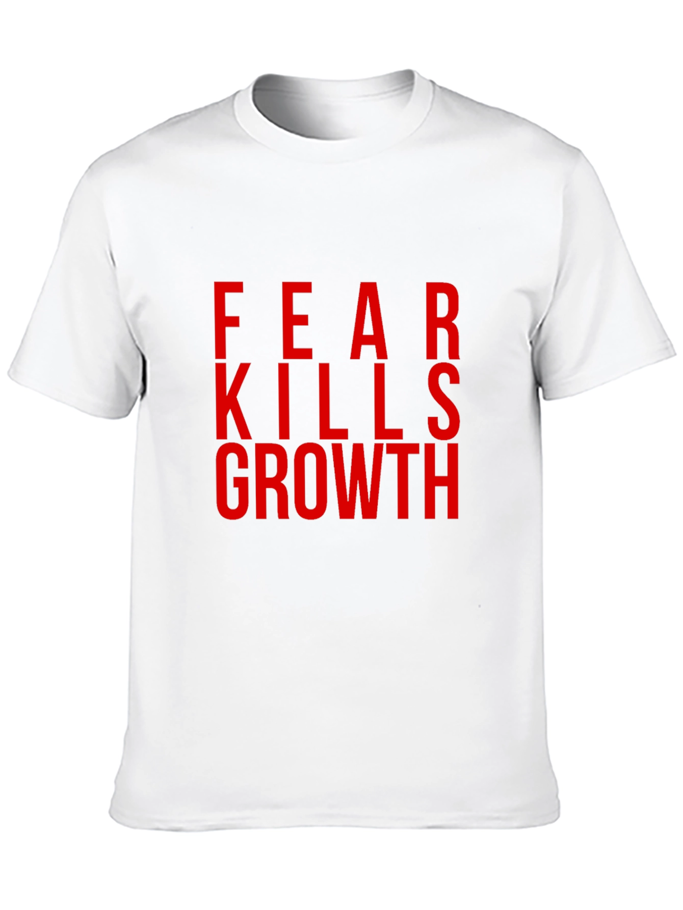 Fear Kills Growth Graphic Tee - Black
