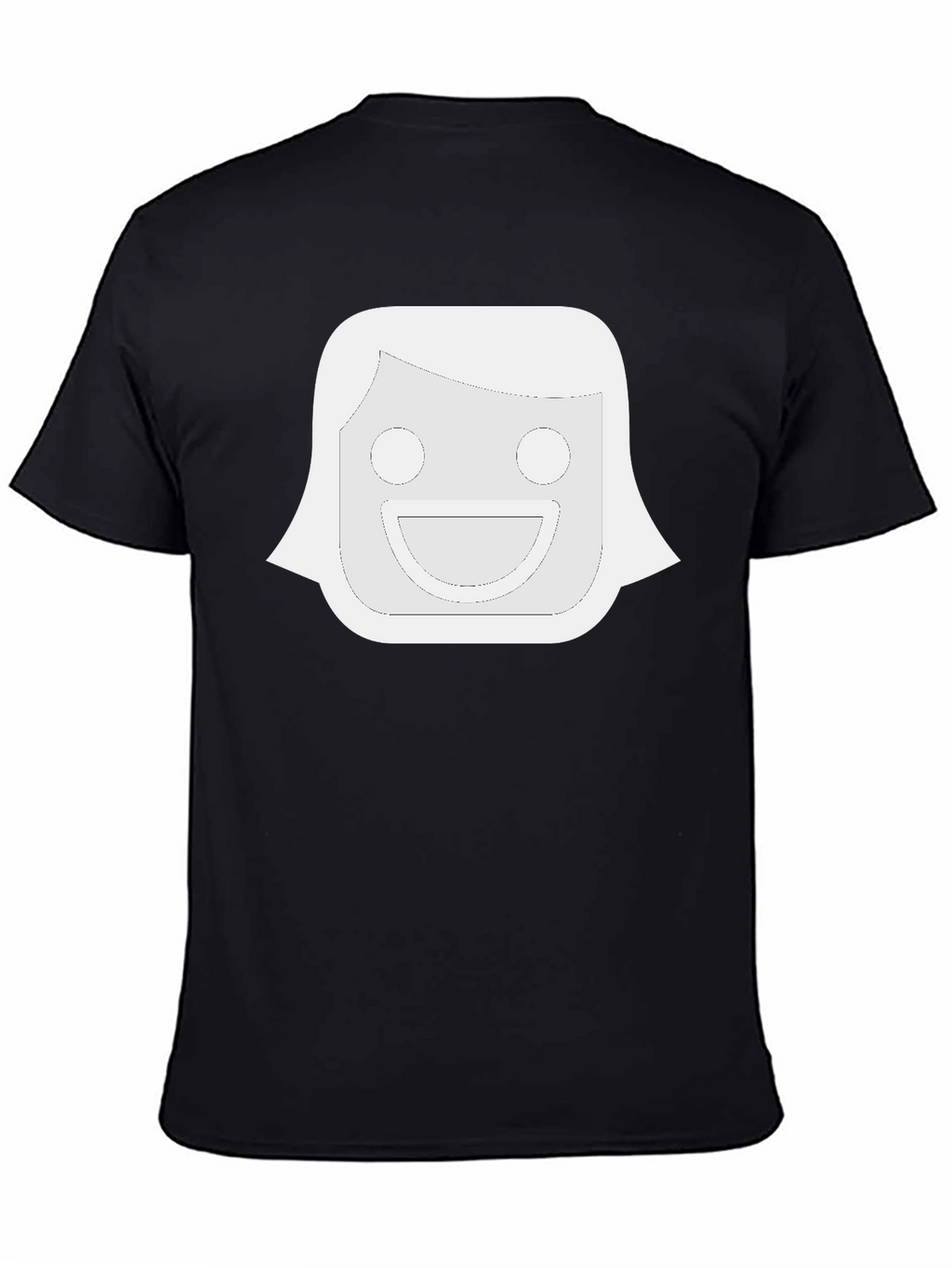 Funny Face Graphic Black T-Shirt