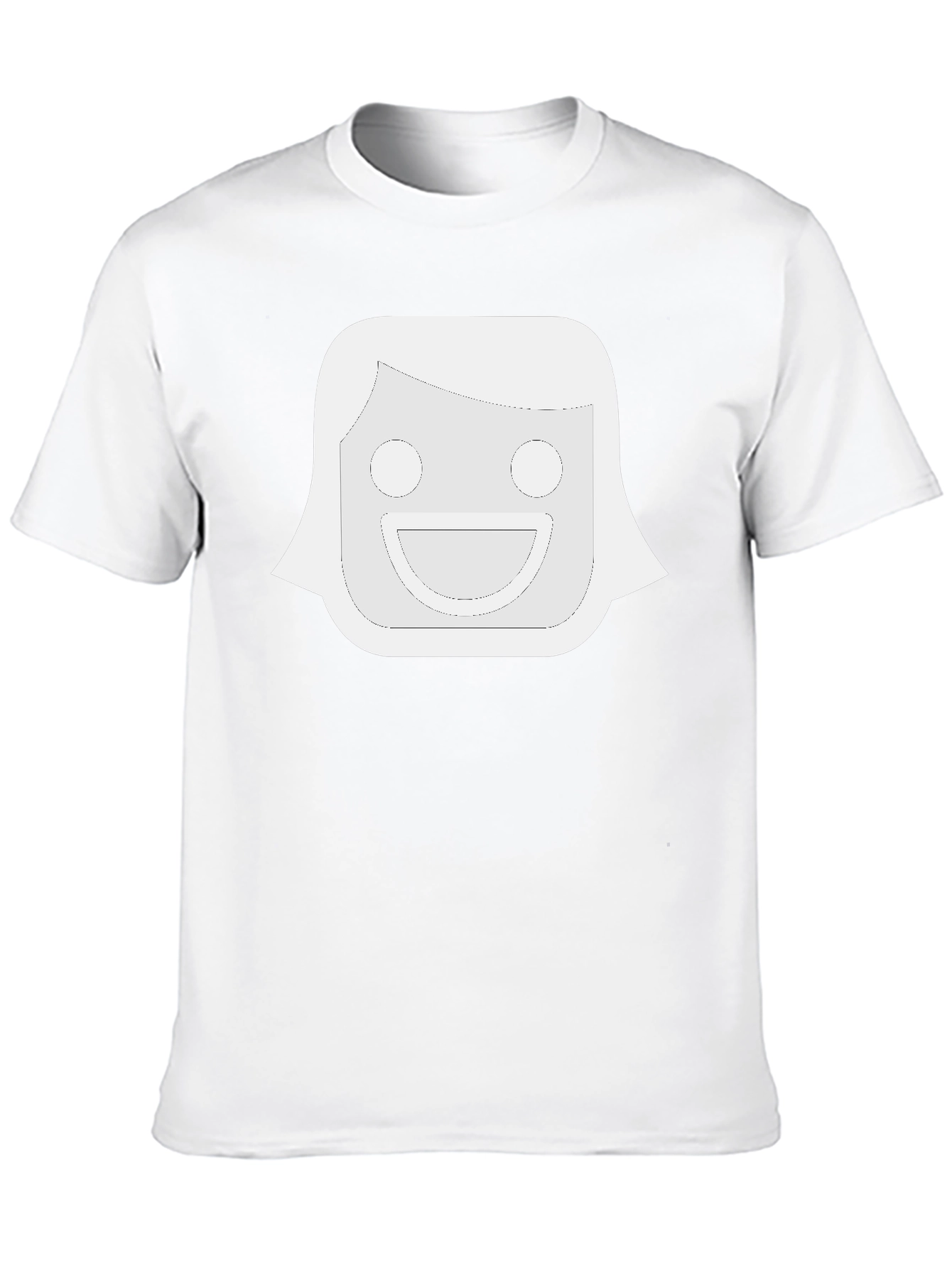 Funny Face Graphic Black T-Shirt
