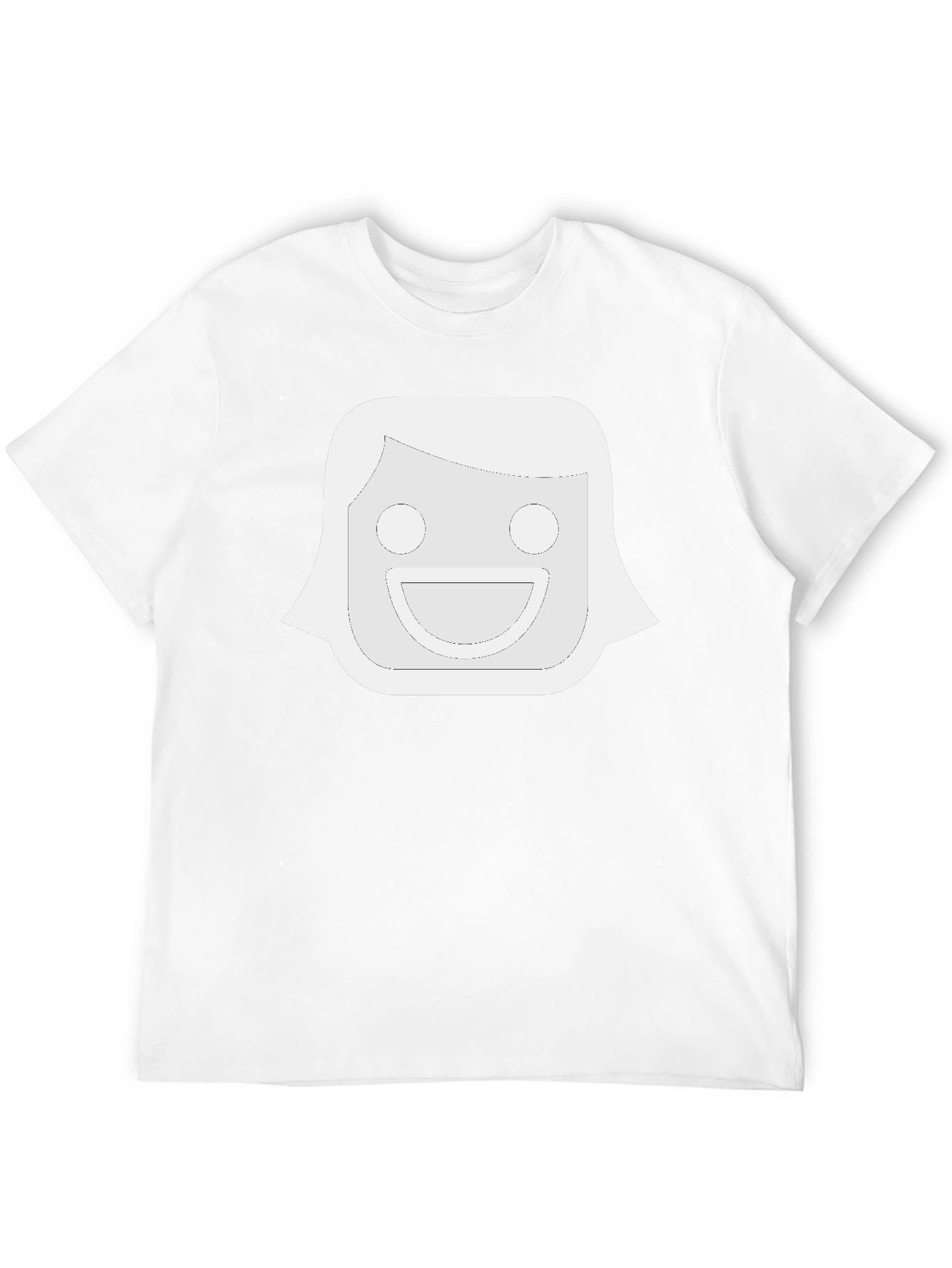 Funny Face Graphic Black T-Shirt