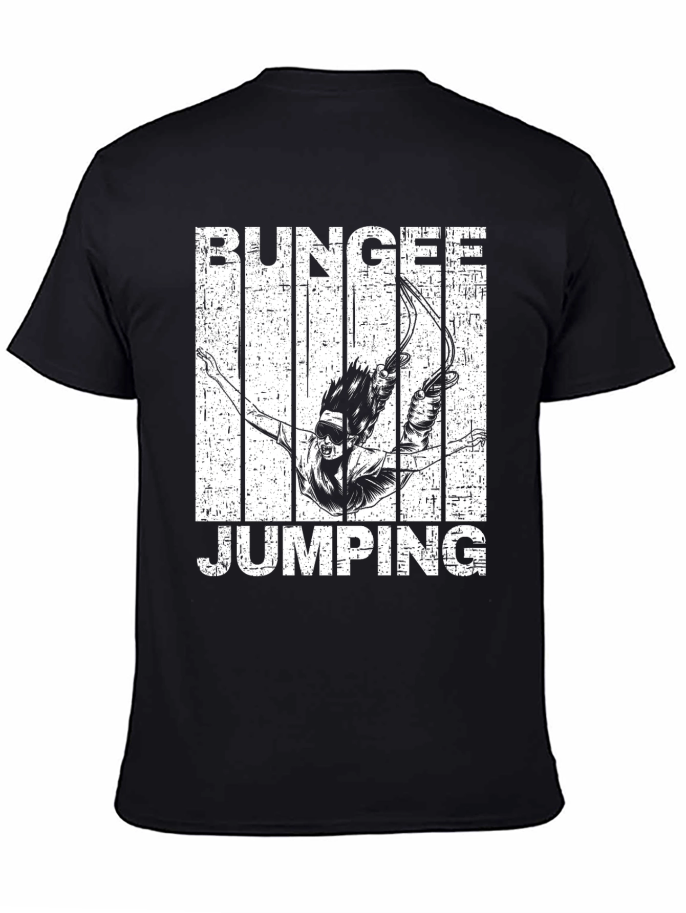 Bungee Jumping Graphic Tee - Extreme Sports Apparel