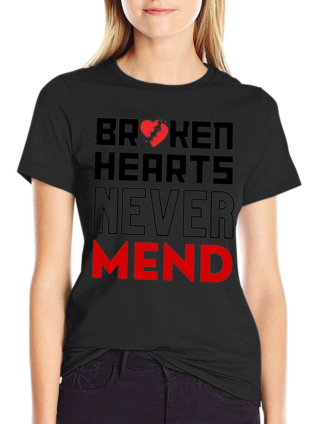 Broken Hearts Never Mend Graphic T-Shirt