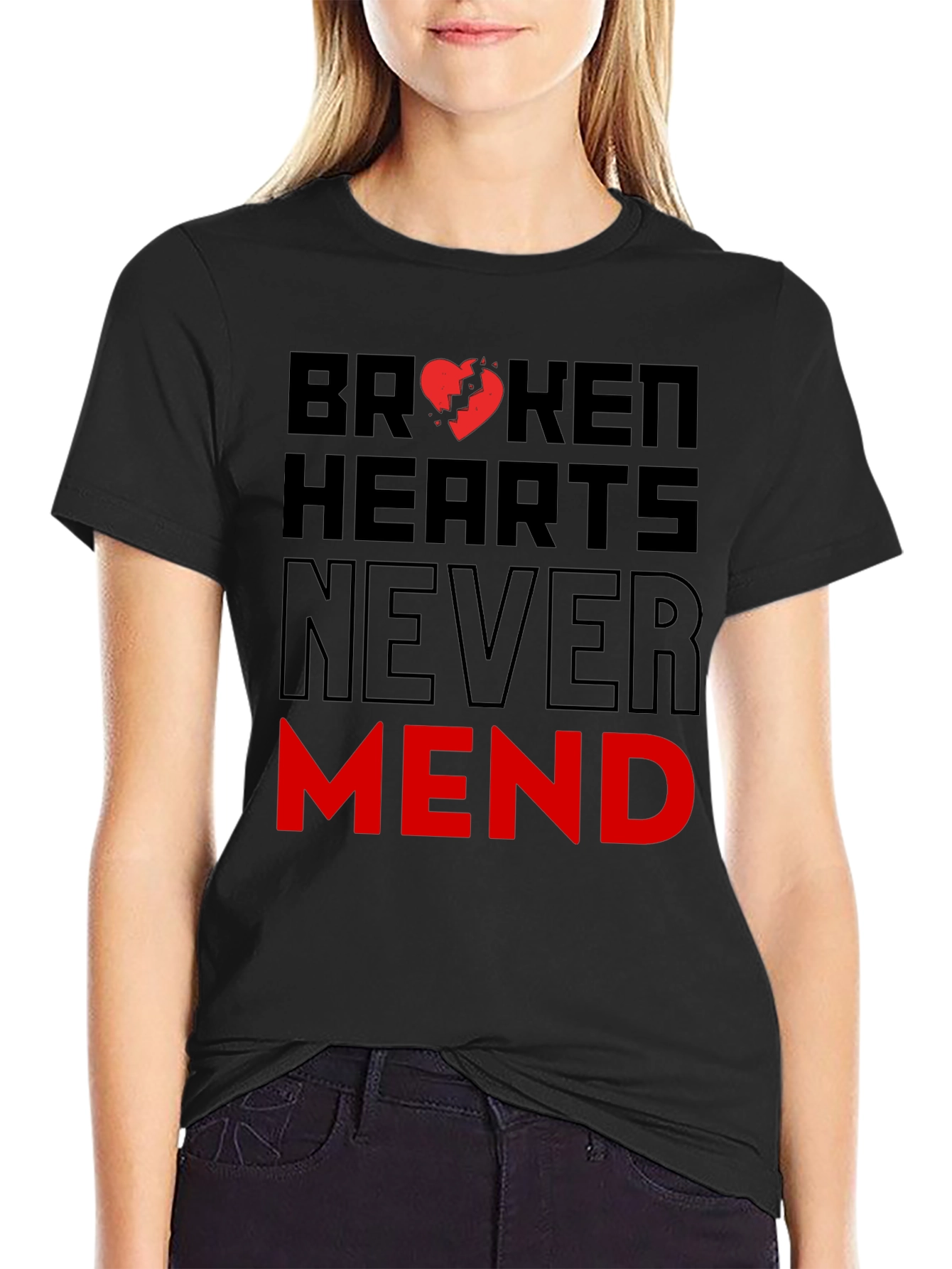 Broken Hearts Never Mend Graphic T-Shirt