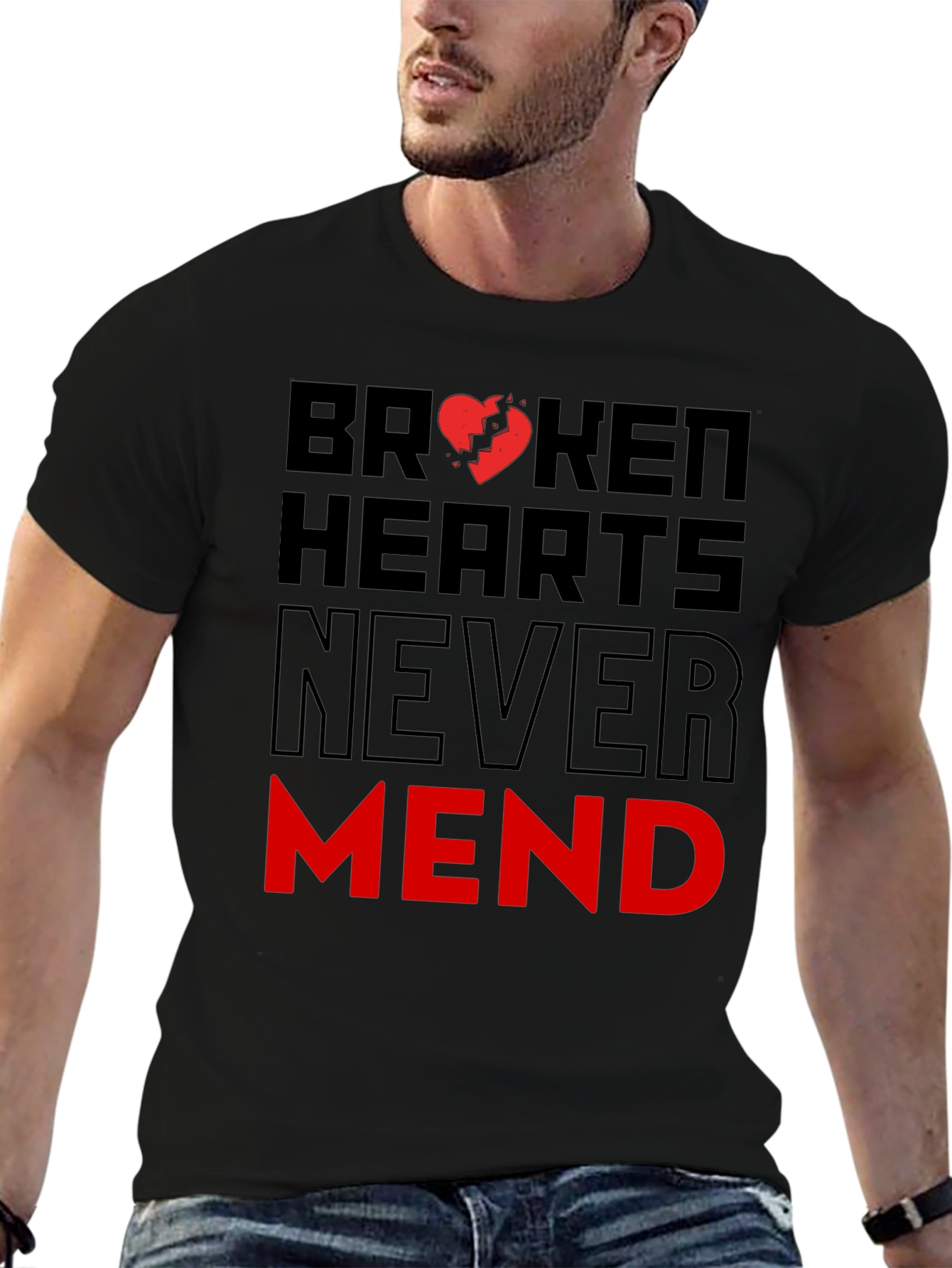 Broken Hearts Never Mend Graphic T-Shirt