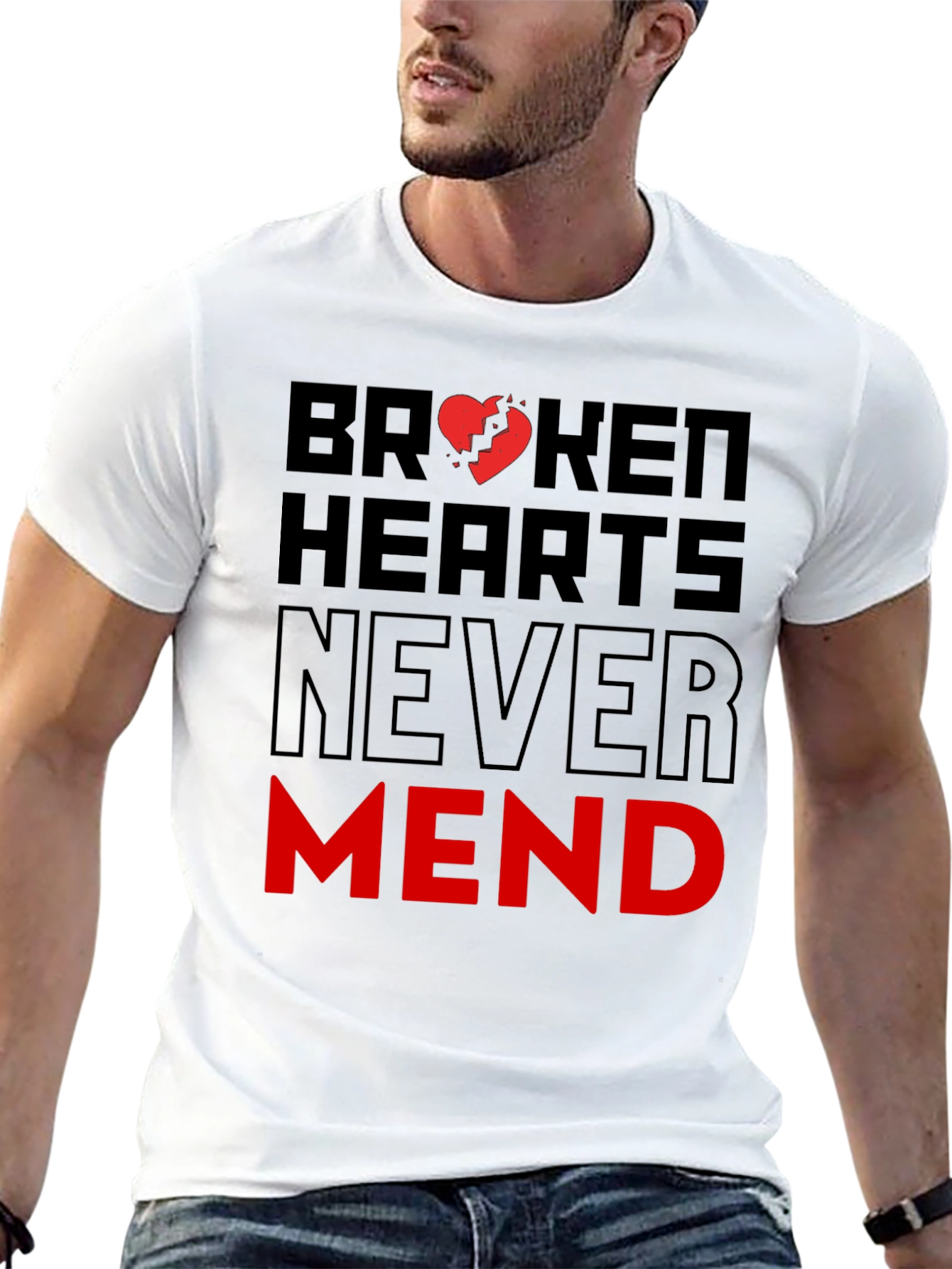 Broken Hearts Never Mend Graphic T-Shirt