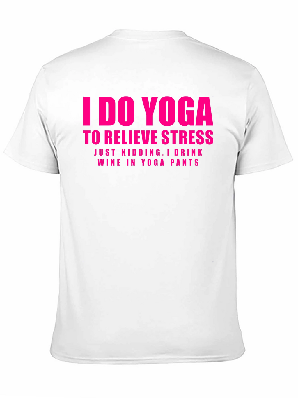 Funny Yoga & Wine Graphic T-Shirt