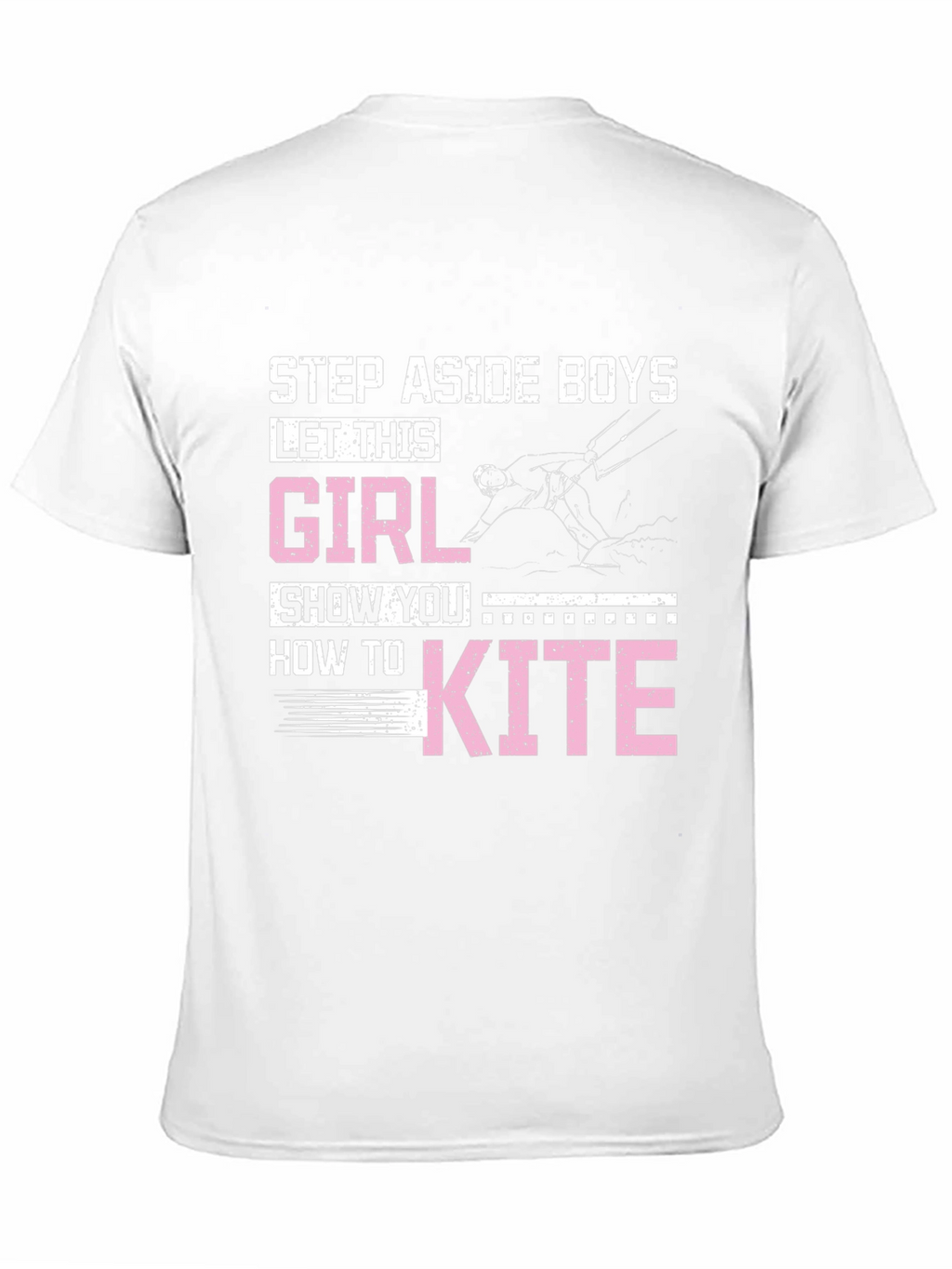Girl Kiteboarding Graphic T-Shirt