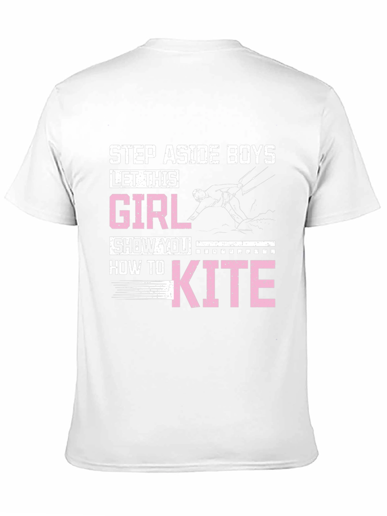 Girl Kiteboarding Graphic T-Shirt